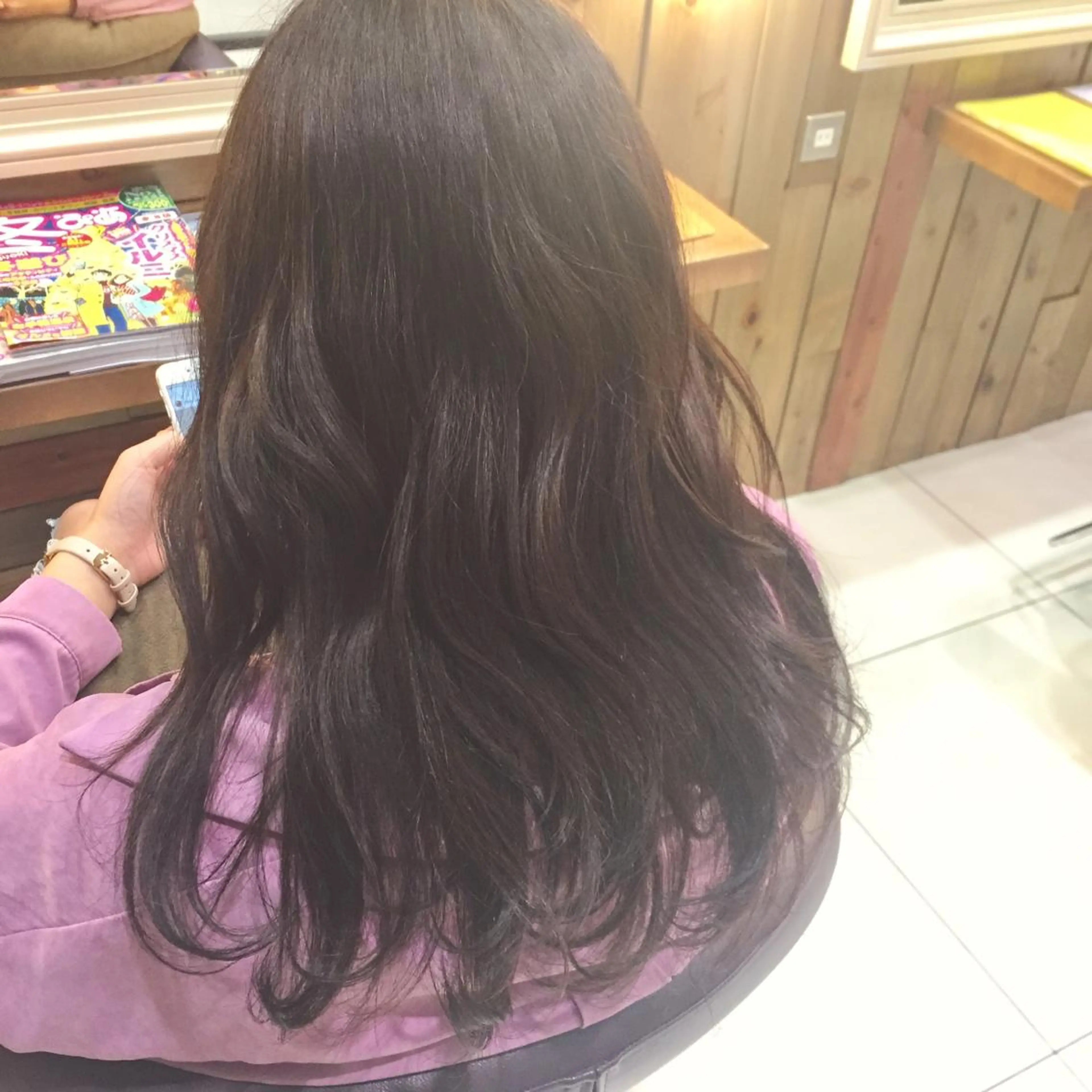 セミロング 黒田瀬奈/ボブ まろやかベージュのヘアスタイル