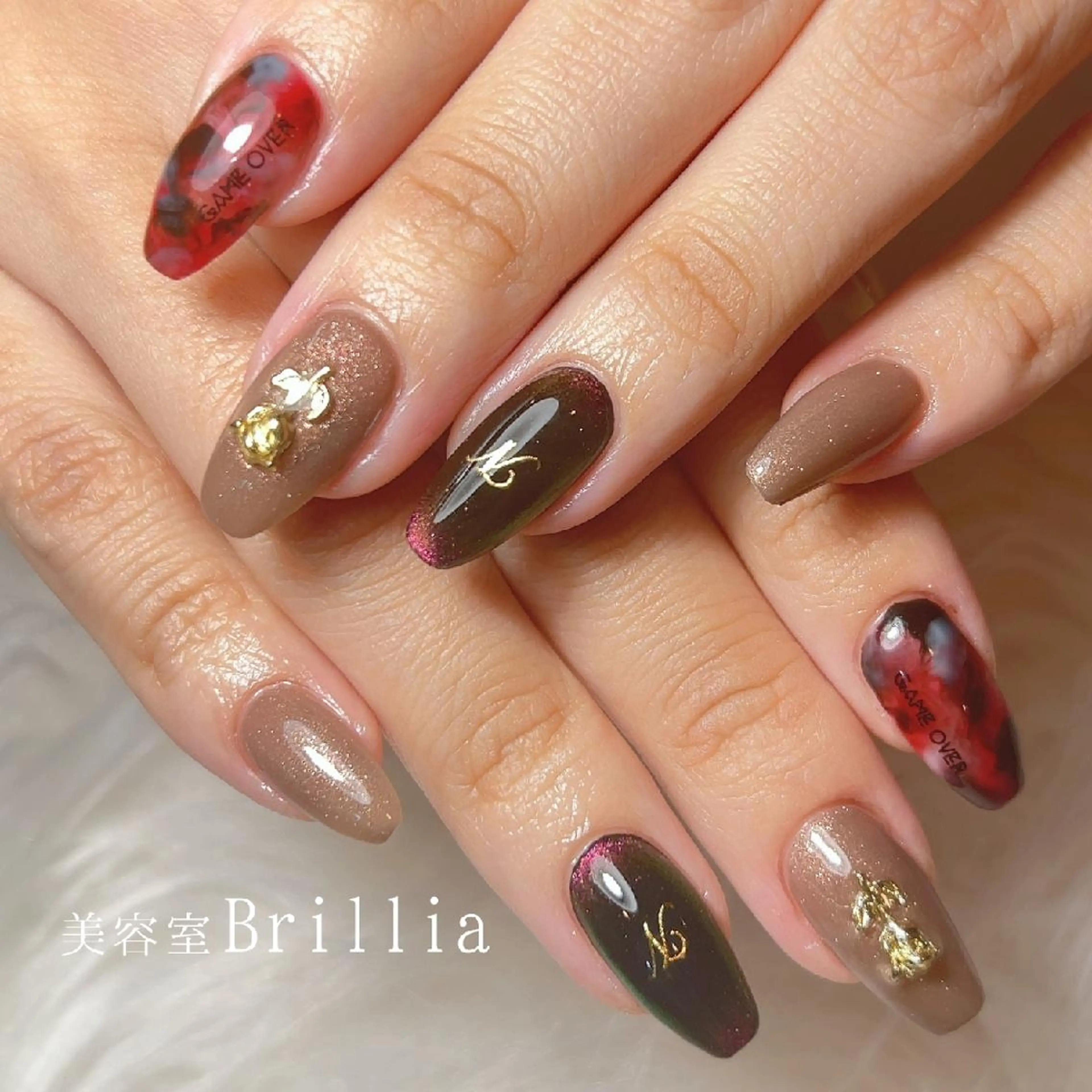 ネイル ハンドネイル 柴田 彩のネイルデザイン