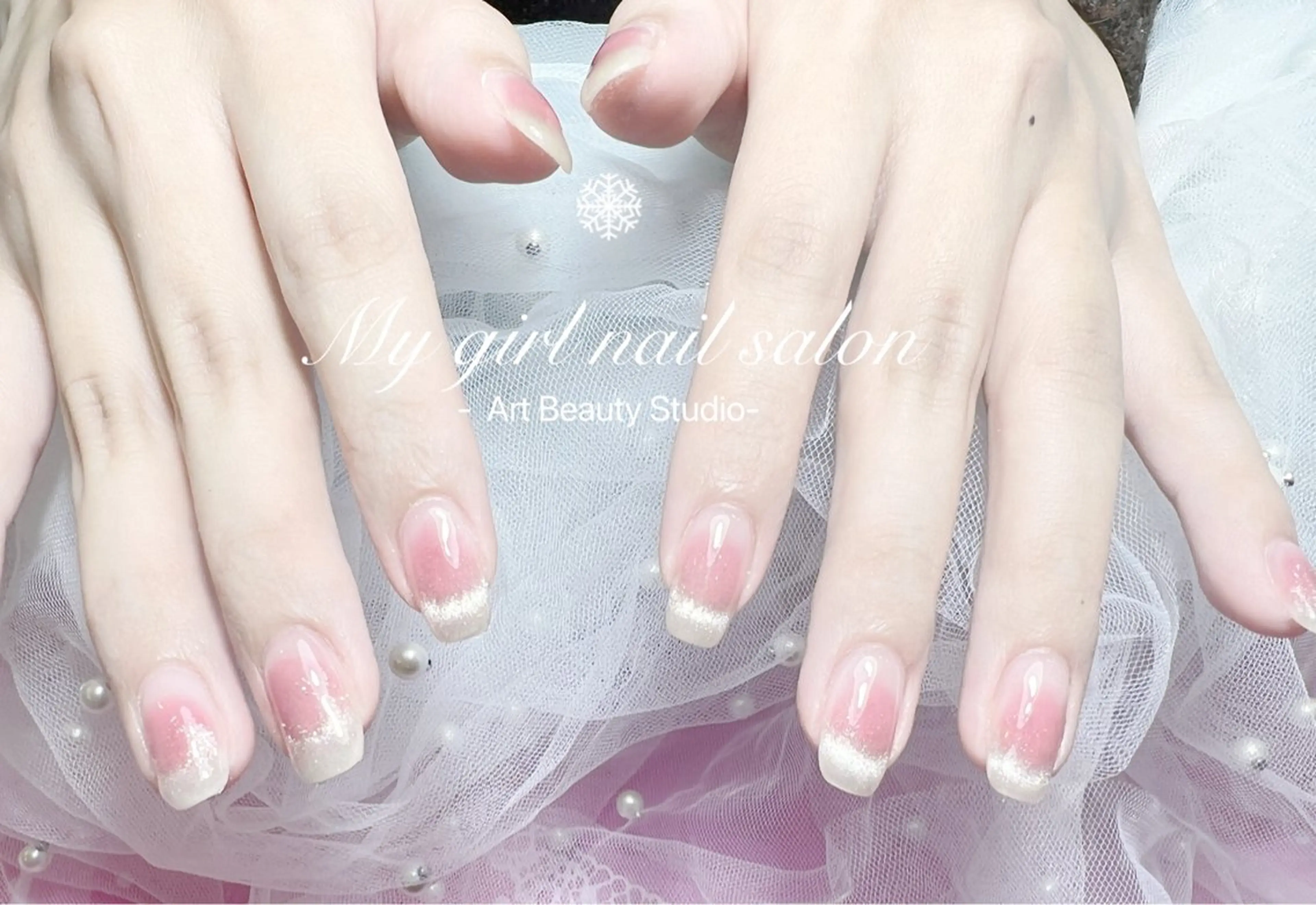 ネイル チークネイル マグネットネイル My Girl nailsalonのネイルデザイン