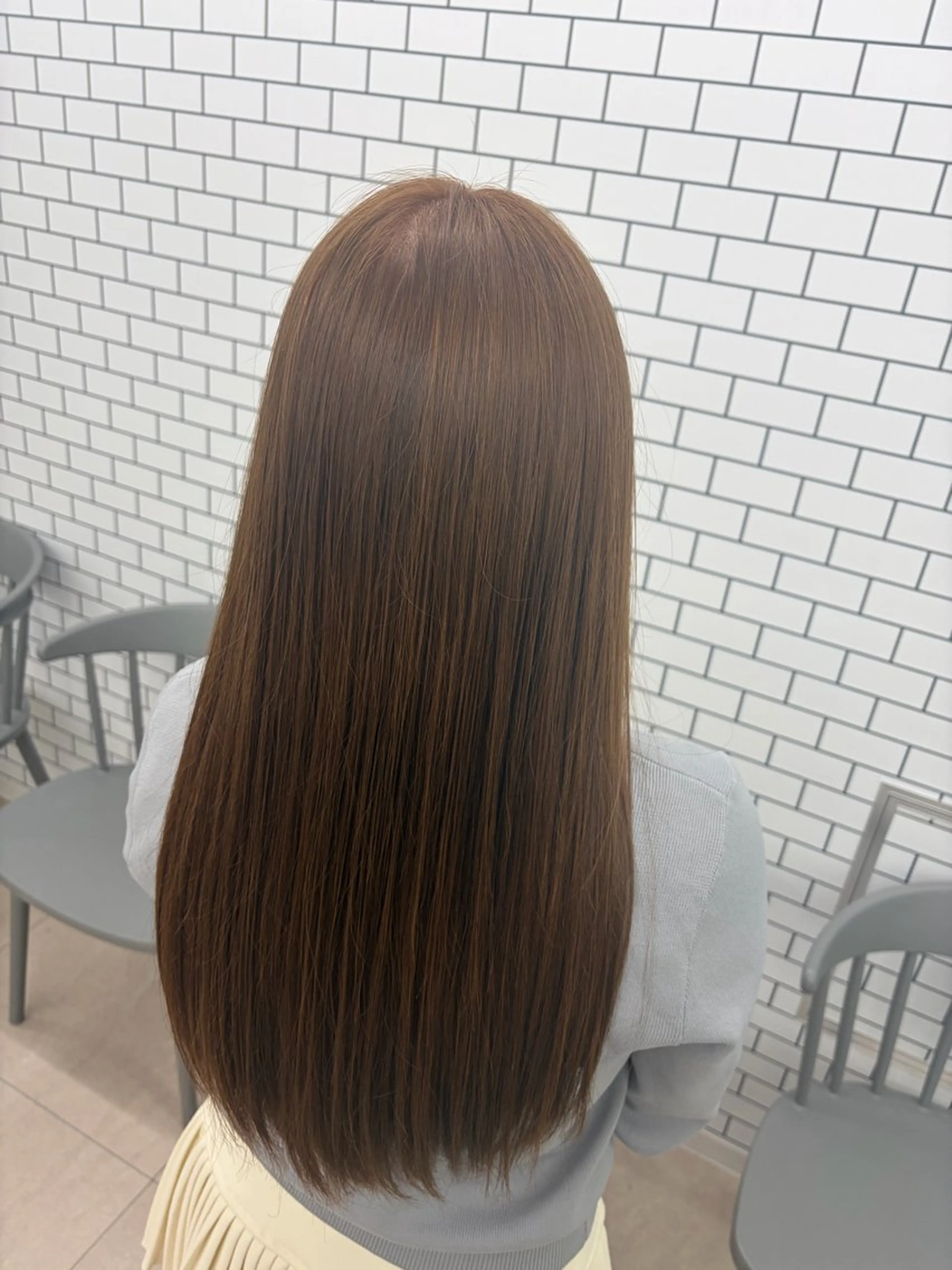 ロング カラー ベージュカラー ブリーチ 透明感カラー ダブルカラー ヘーゼル 【Wカラー、美髪】 Misakoのヘアスタイル