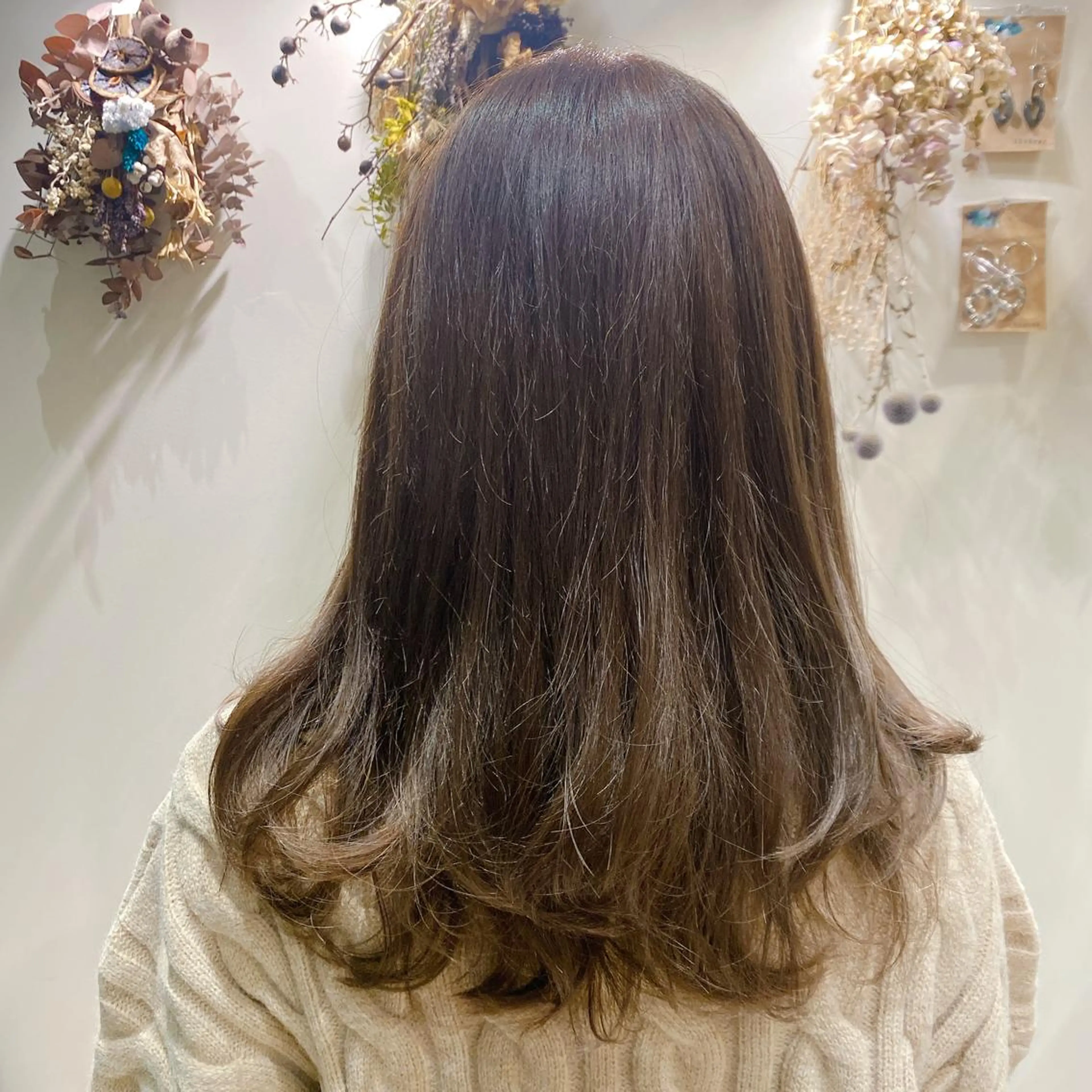 セミロング カラー ベージュカラー 21salon所属・non .のヘアスタイル