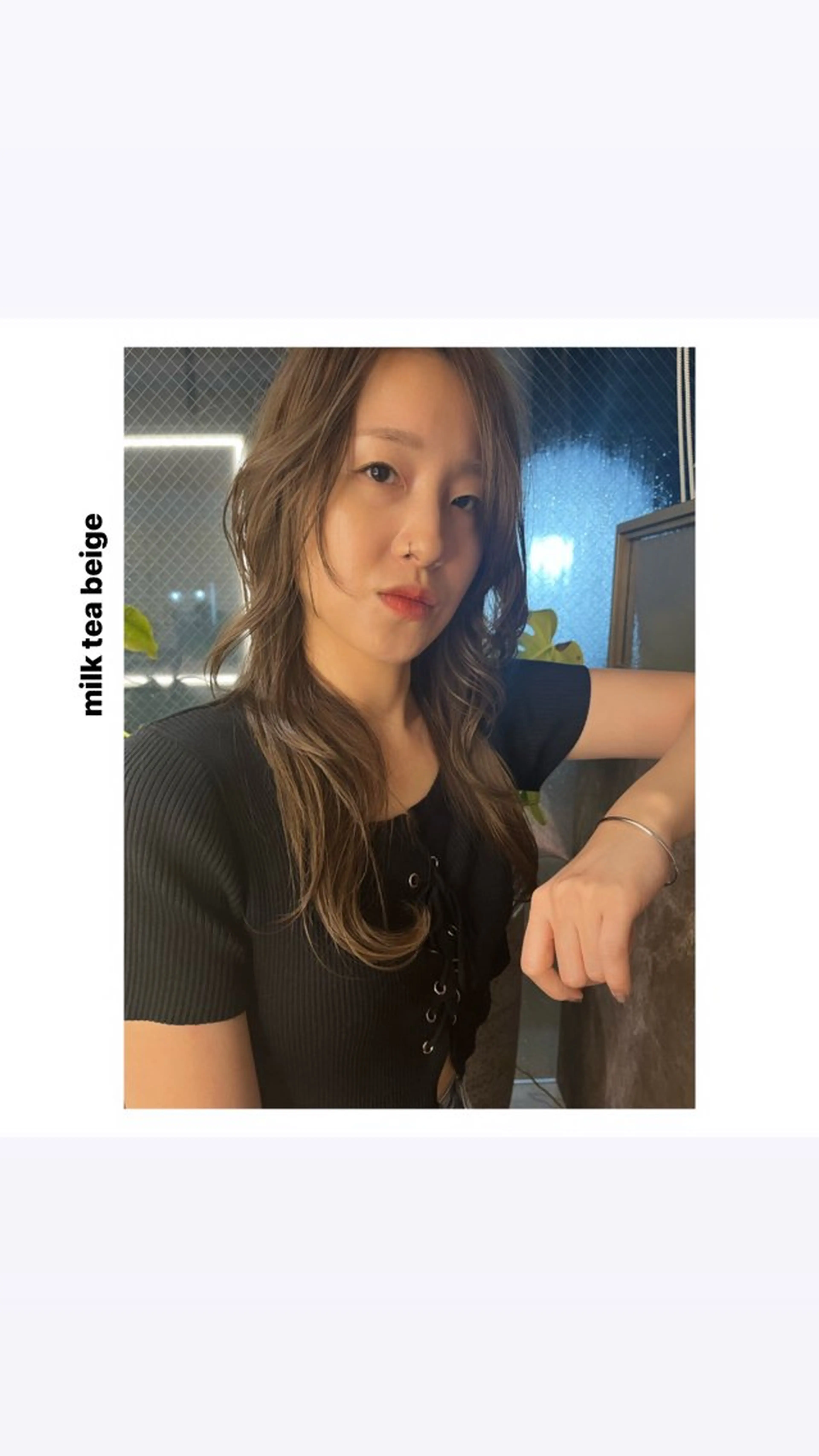 セミロング カラー カット ヘアカラー トリートメント rewards成城学園前店所属・hiro【沿線で叶う 似合わせhair】のヘアスタイル