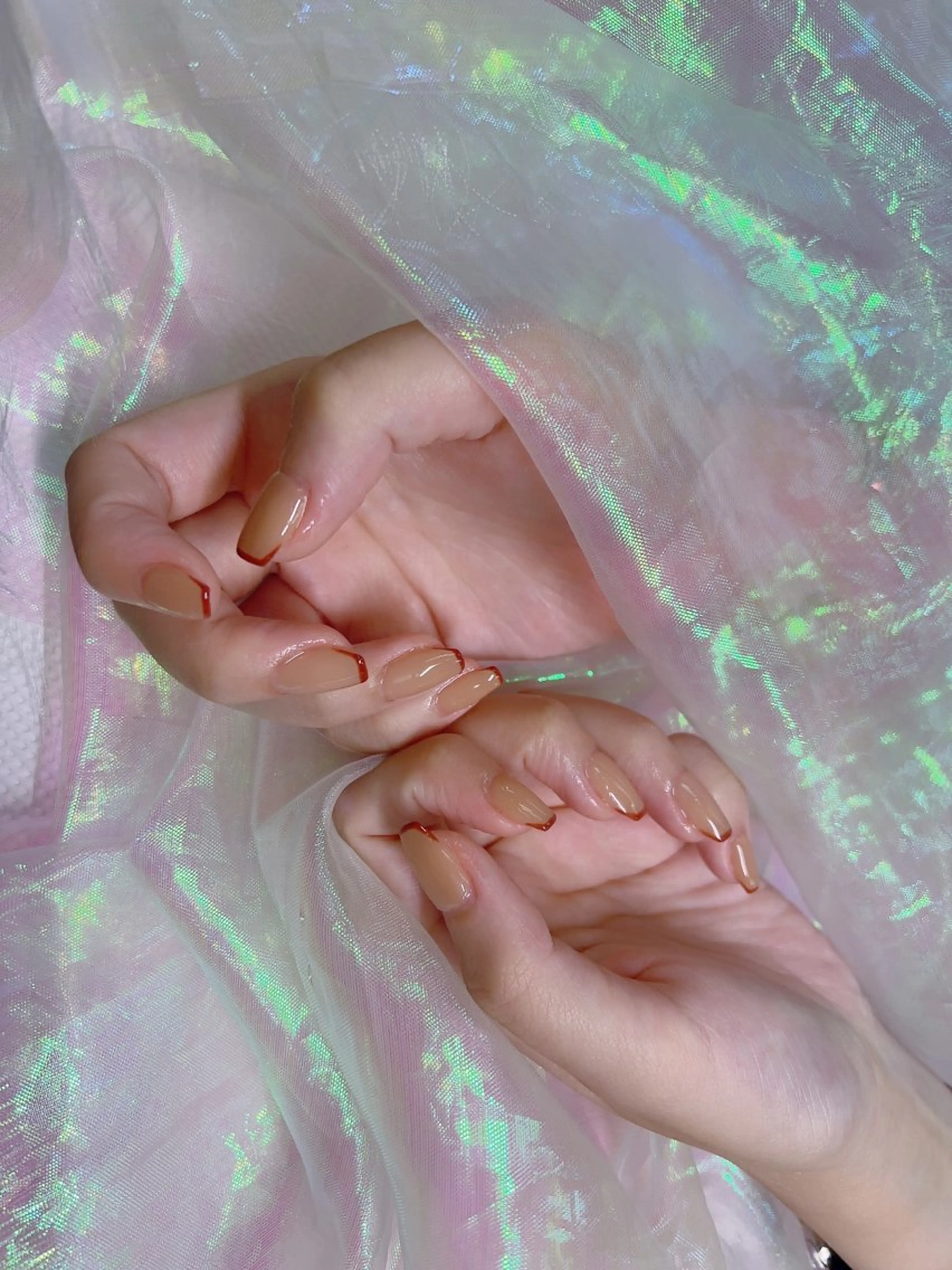 ネイル チークネイル マグネットネイル 持ち込み ニュアンスネイル シンプルネイル インフィニティ ネイルサロンのネイルデザイン