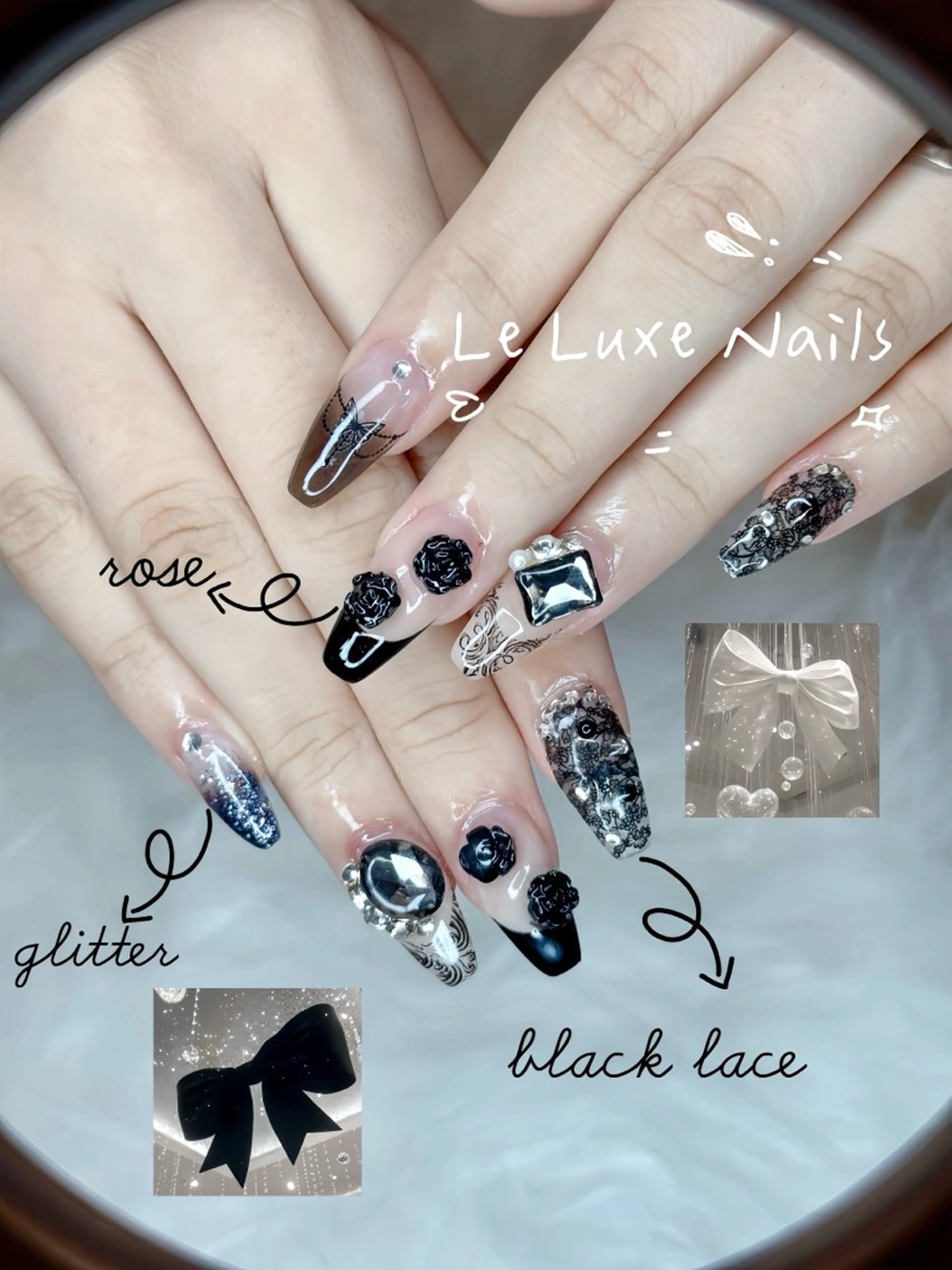 ネイル ハンドネイル le luxe nailsのネイルデザイン