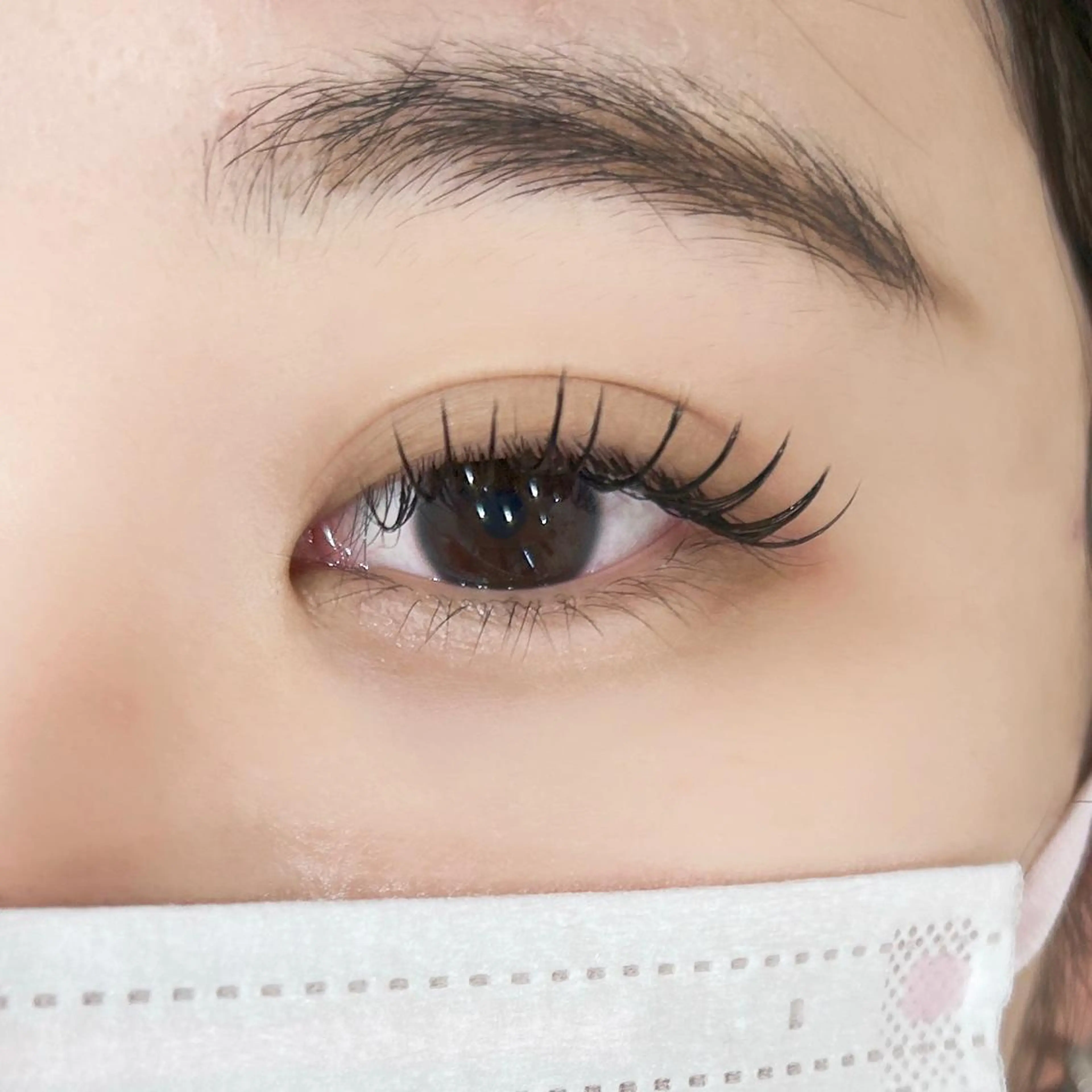 マツエク・マツパ 束感まつ毛 フラットラッシュ funeye MOEのマツエク・マツパデザイン