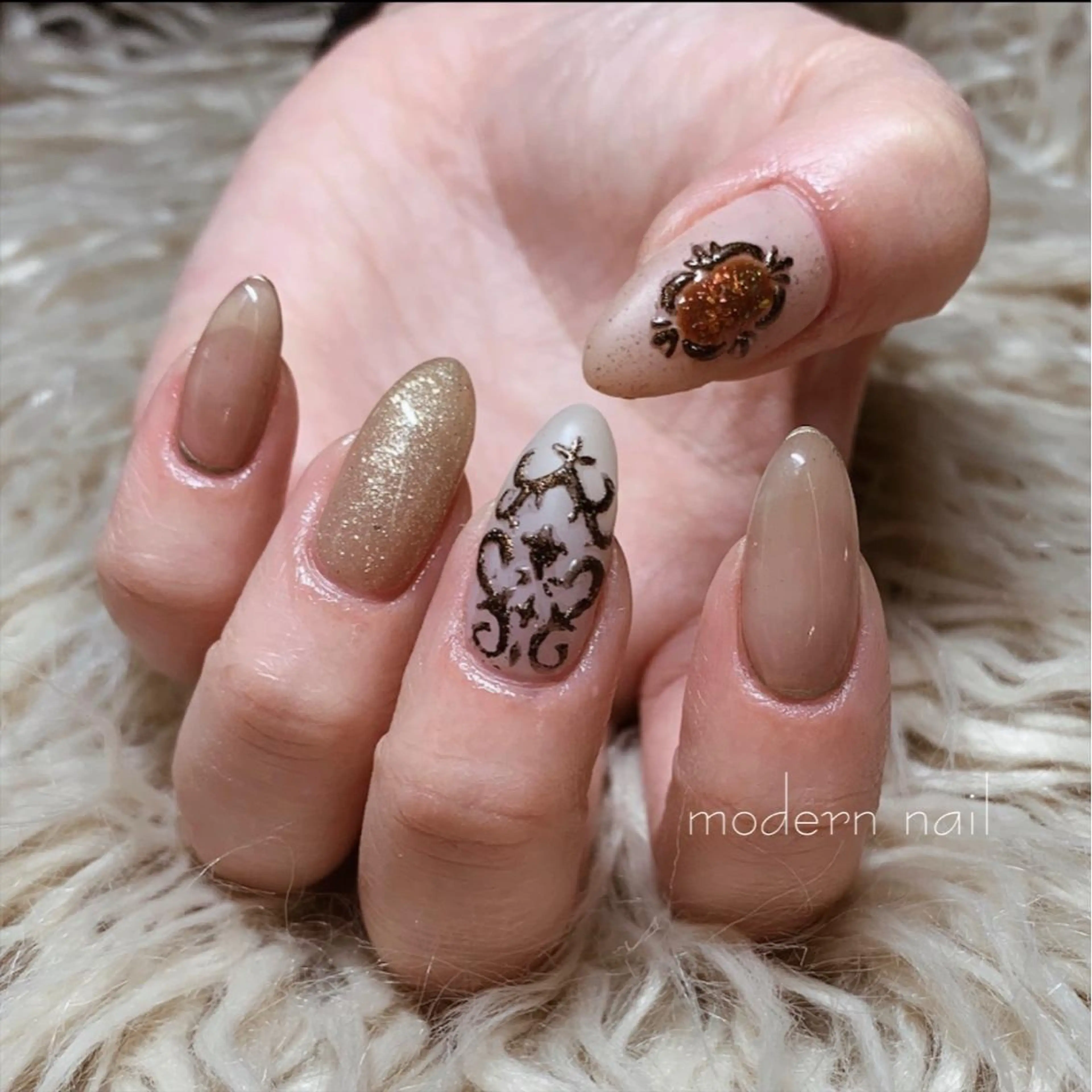 ネイル 小川 玲奈のネイルデザイン