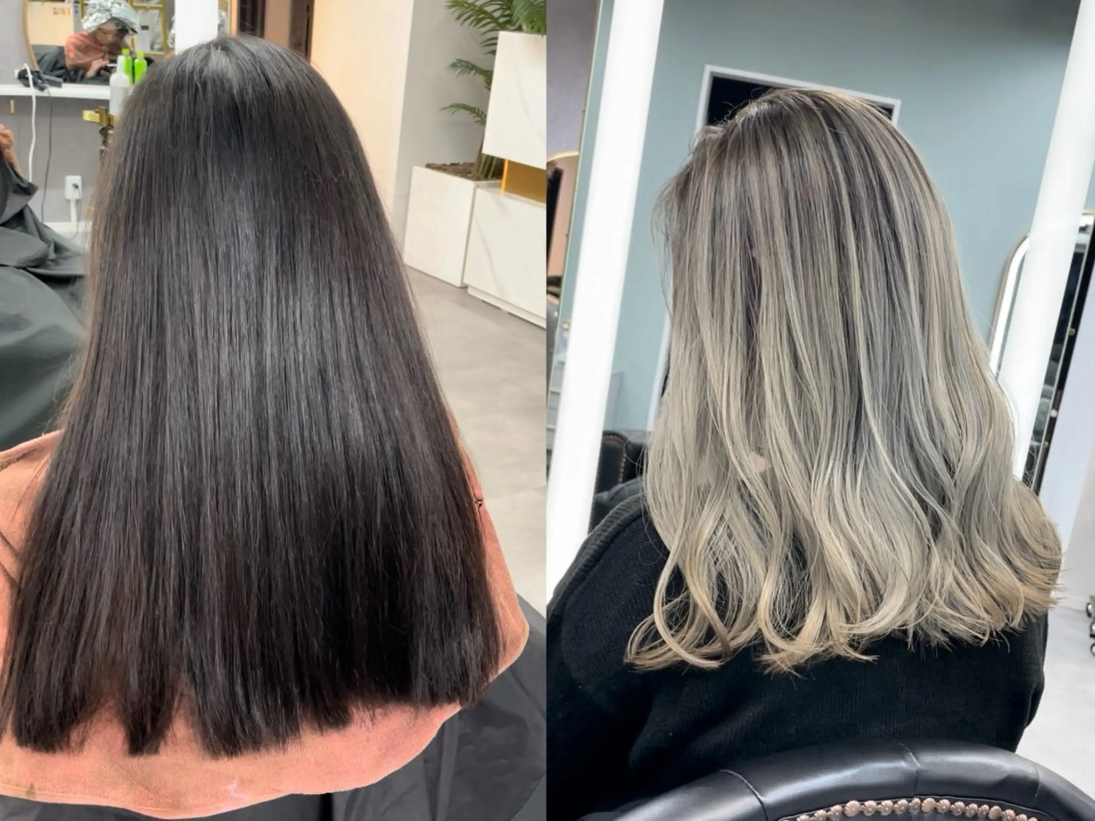 セミロング senjyu GINZA所属・バレイヤージュ/ハイ ライト/庄司鉄平のヘアスタイル