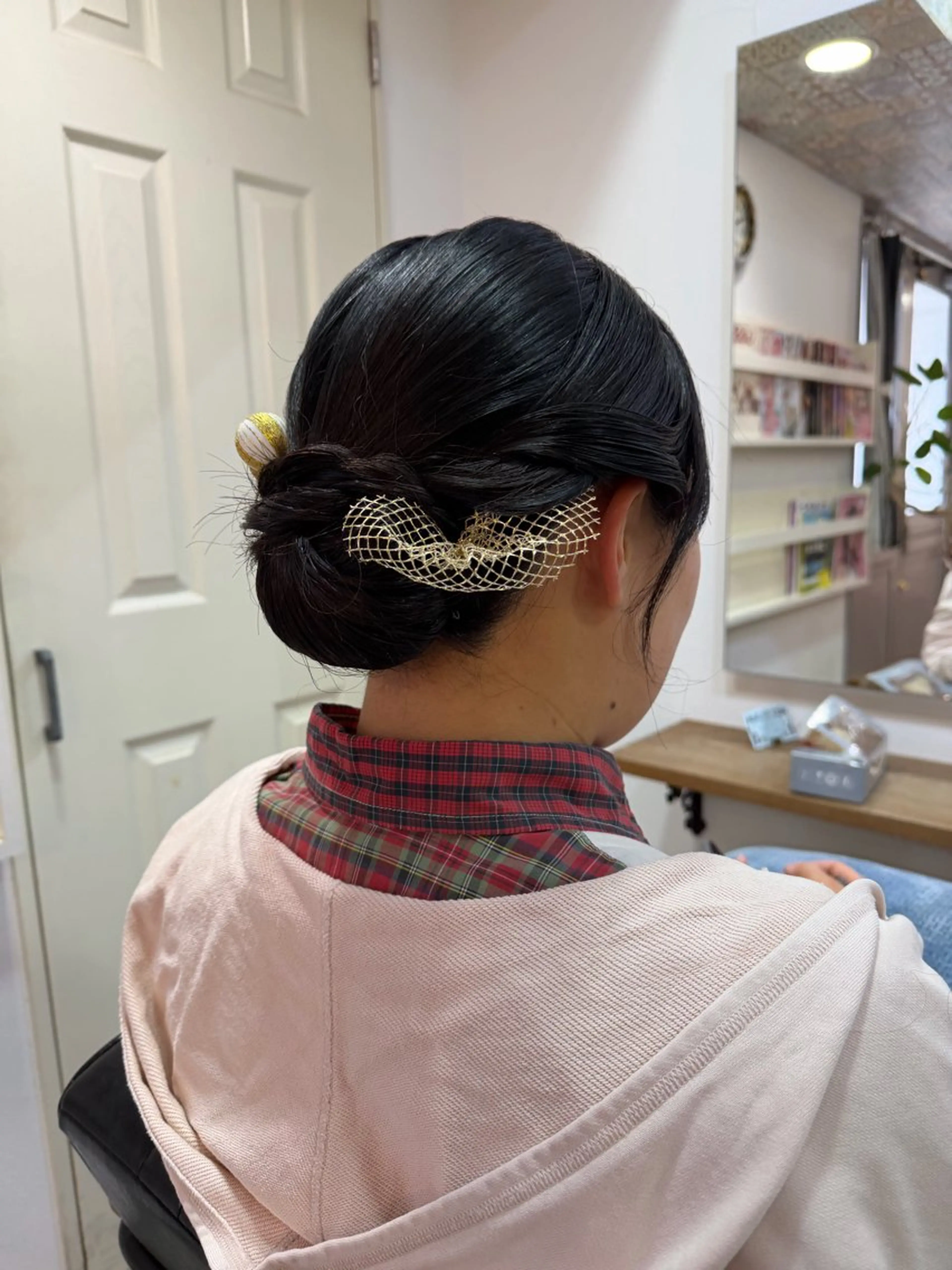 セミロング ヘアアレンジ ヘアセット maya マヤのヘアスタイル