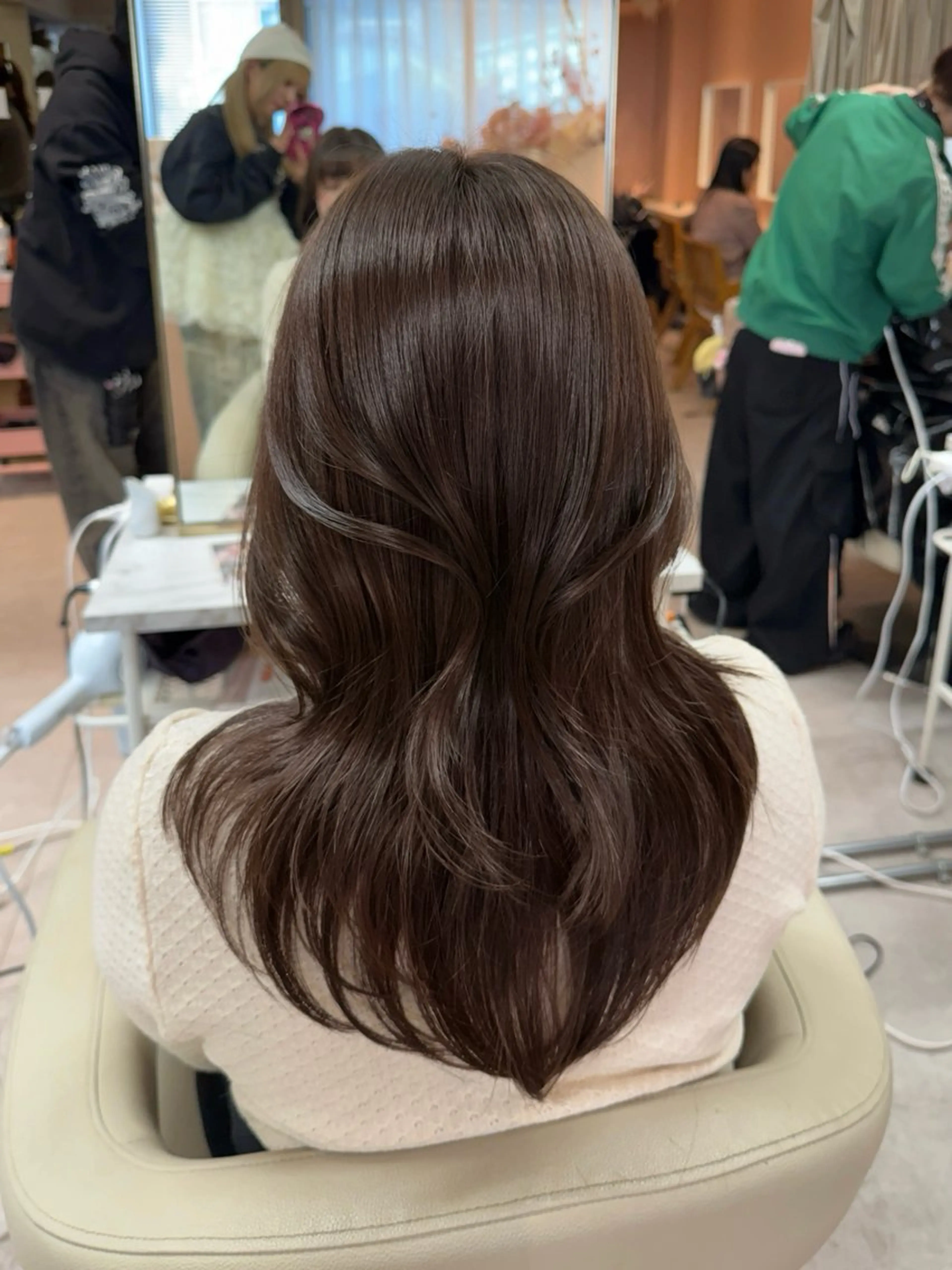 ロング カラー カット ヘアカラー トリートメント ♡韓国/レイヤー カット/Ayana♡のヘアスタイル