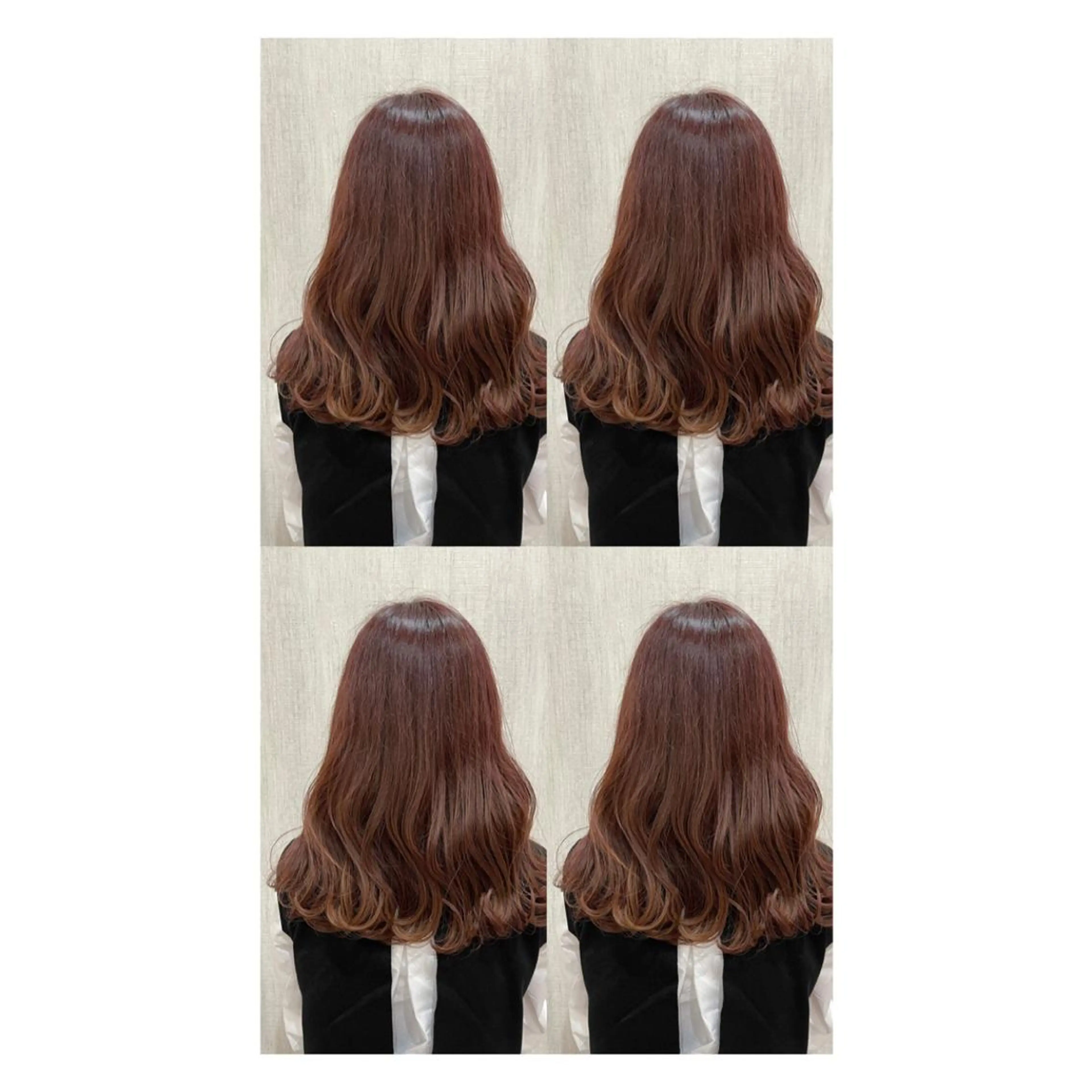 ミディアム カラー カット ヘアカラー トリートメント 店長✨レイヤー✖️ 髪質改善✖️韓国ヘアのヘアスタイル