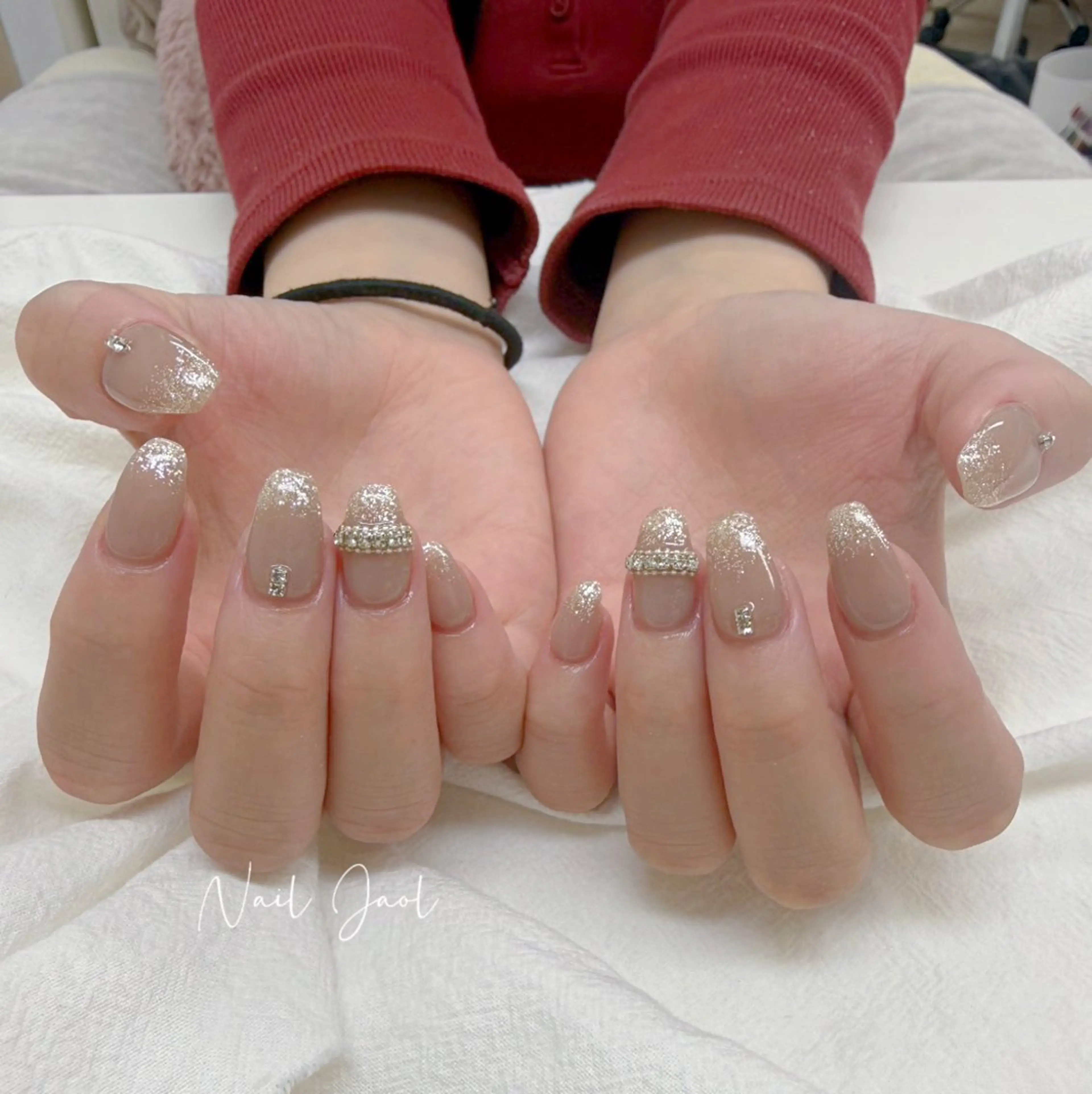 ミディアム 韓国風ヘア ハンドネイル nail jaol池袋店所属・ネイルJaol 池袋のネイルデザイン