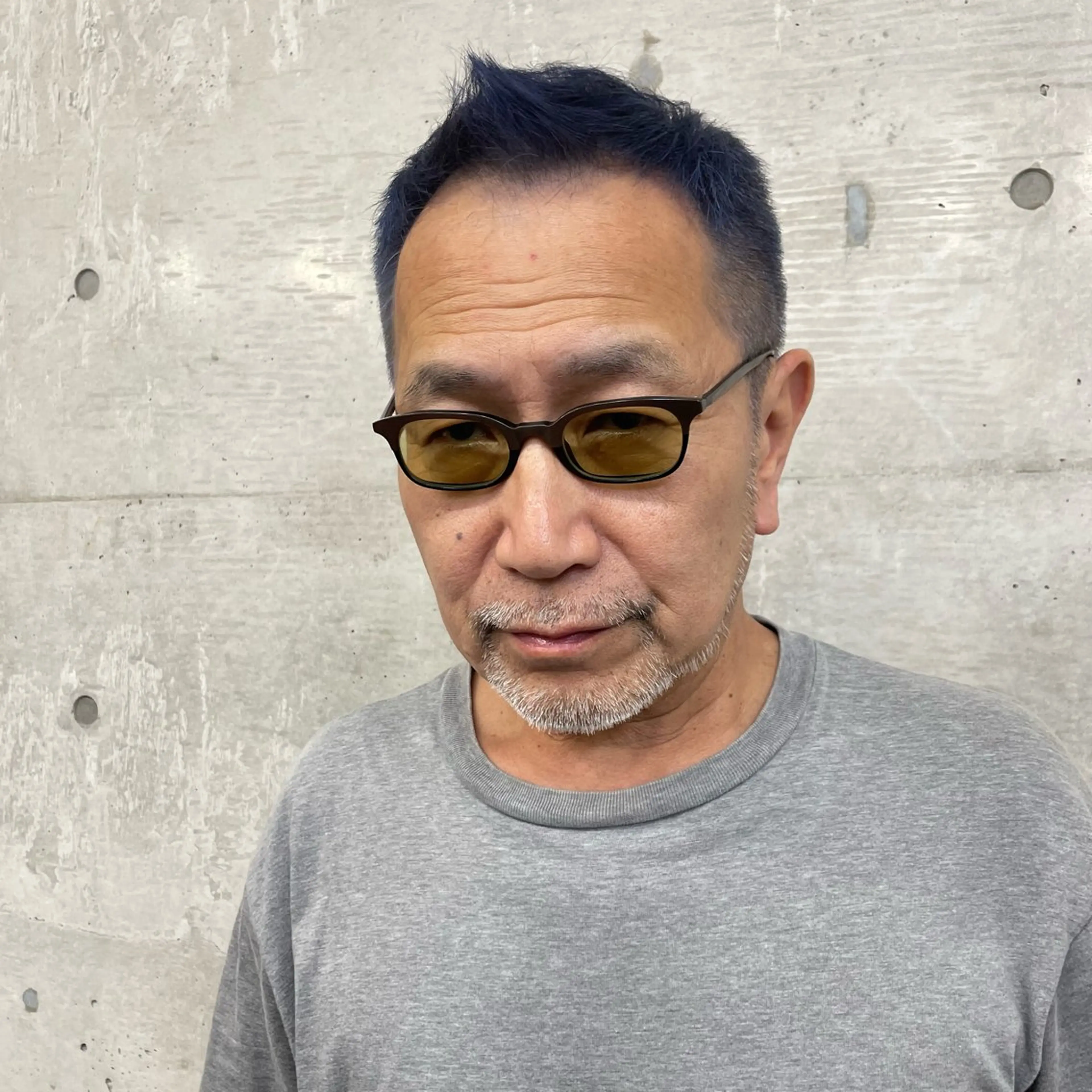 ショート カラー メンズ モヒカン ソフトモヒカン アッシュ Ritsuki メンズ特化😎のヘアスタイル