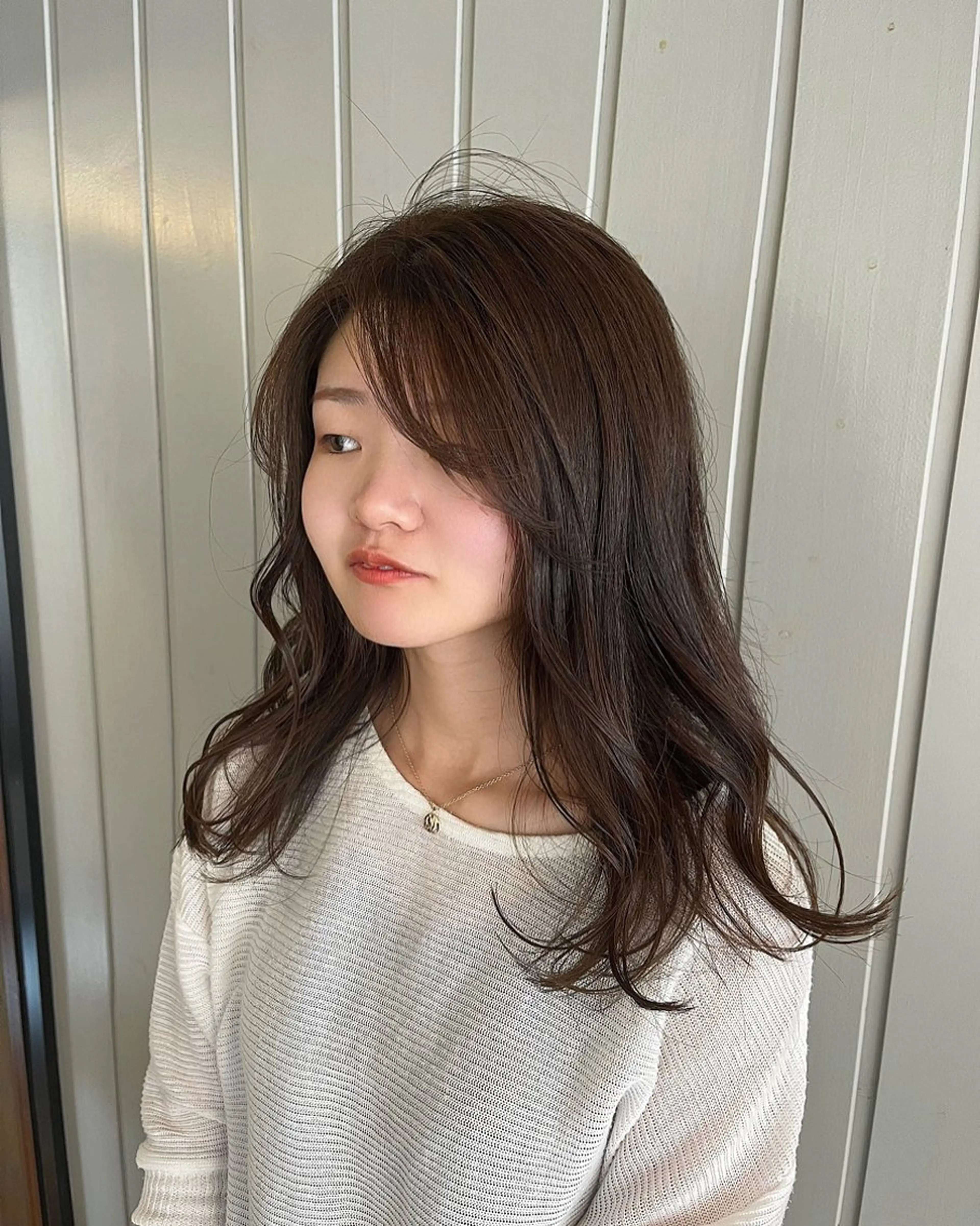 ロング anon所属・田中 結月のヘアスタイル