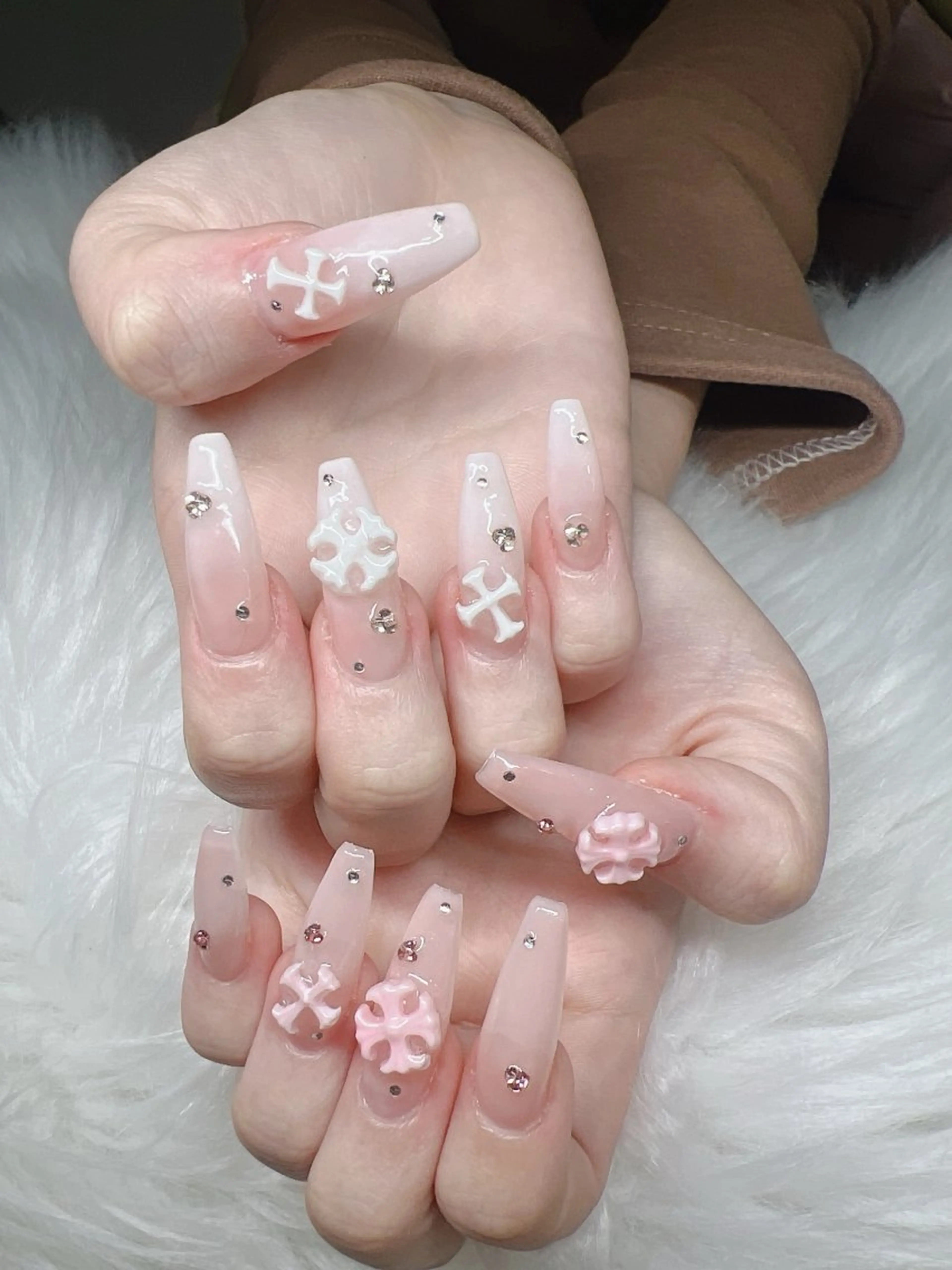 ネイル ハンドネイル Lee Nails チップ長さだし専門店のネイルデザイン