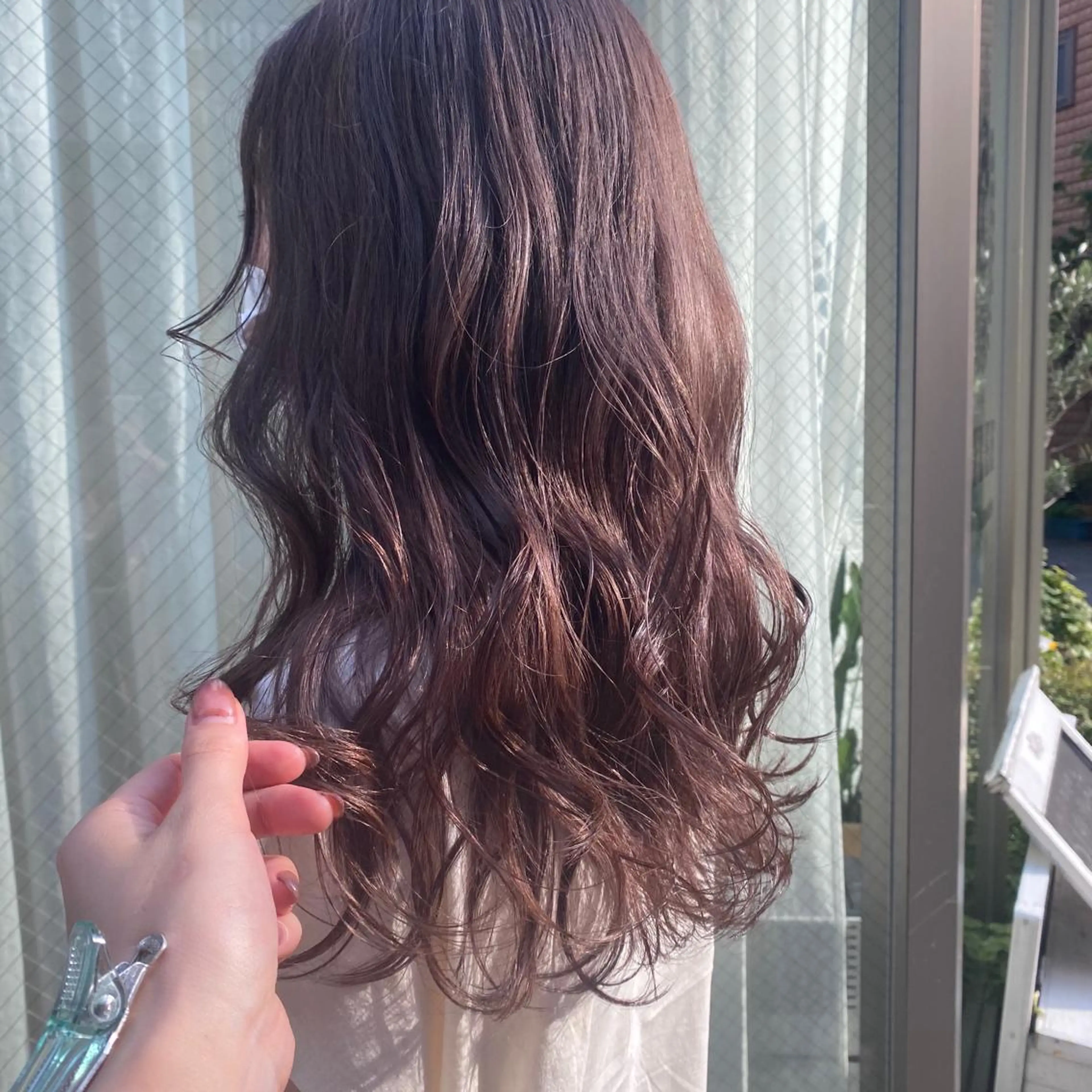 ロング カラー ヘアカラー トリートメント 田中 優衣のヘアスタイル