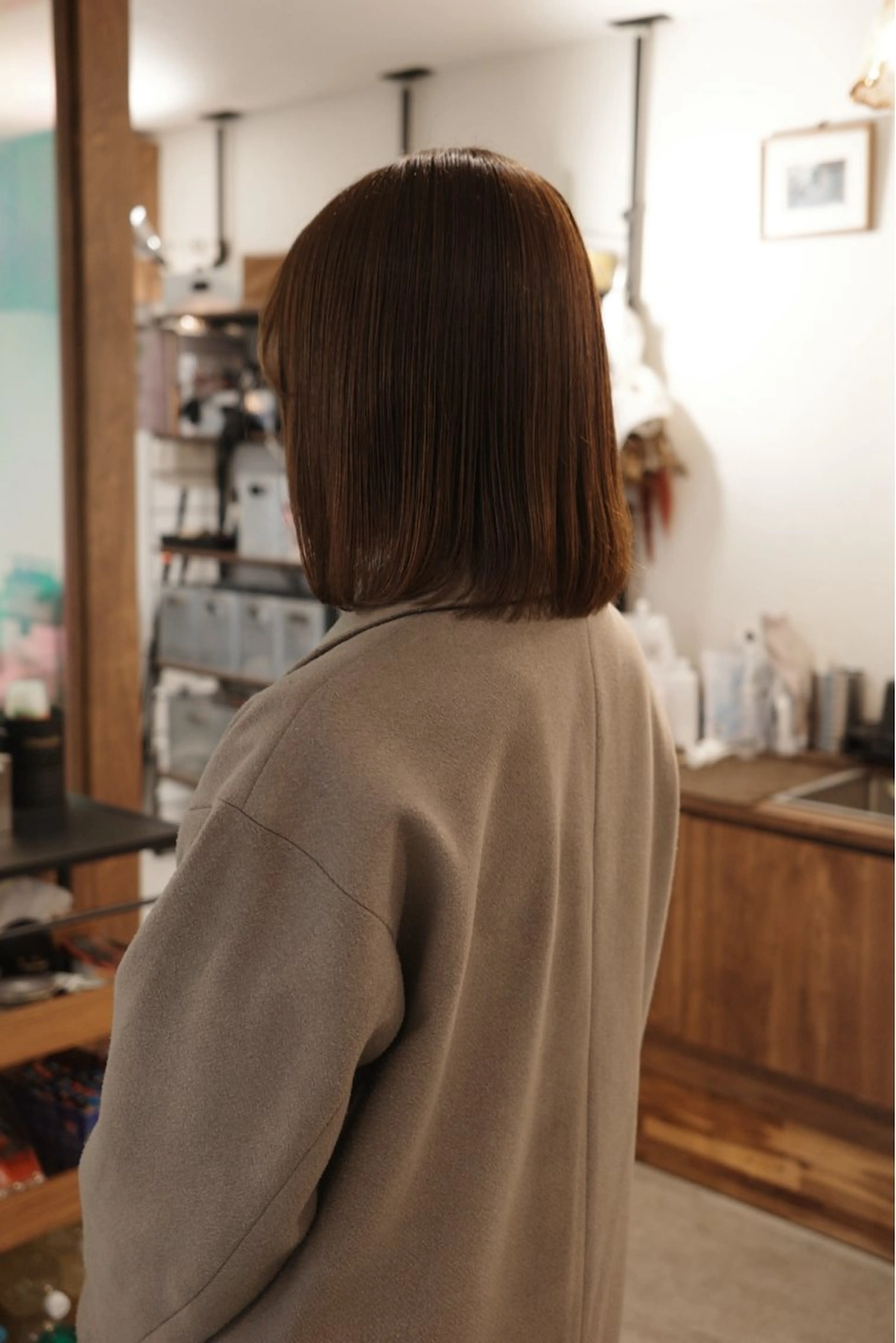 ミディアム トリートメント カット トリートメント (h)wim kikoのヘアスタイル