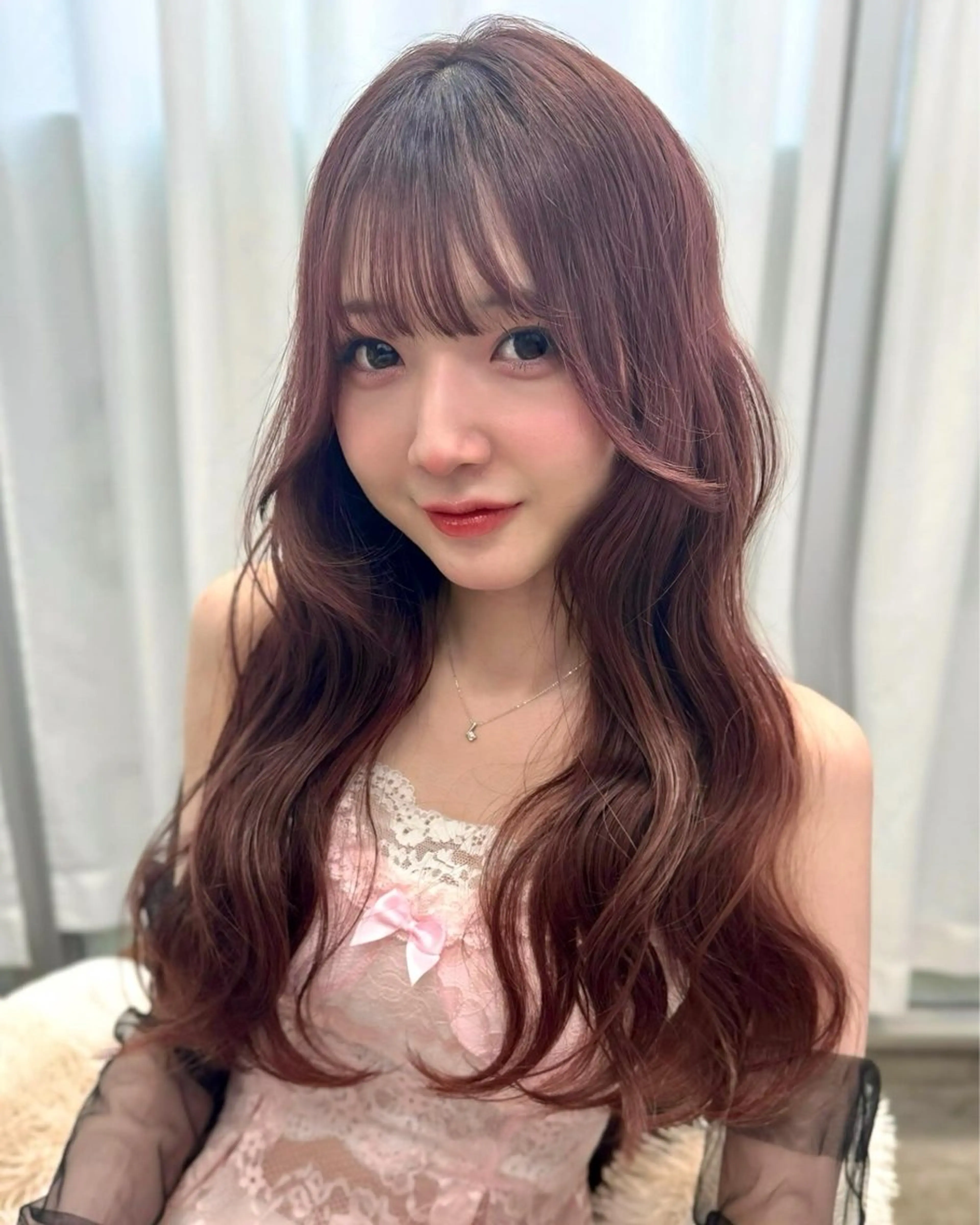 ロング カラー カット ヘアカラー 🎀taro ブリーチなしカラーのヘアスタイル