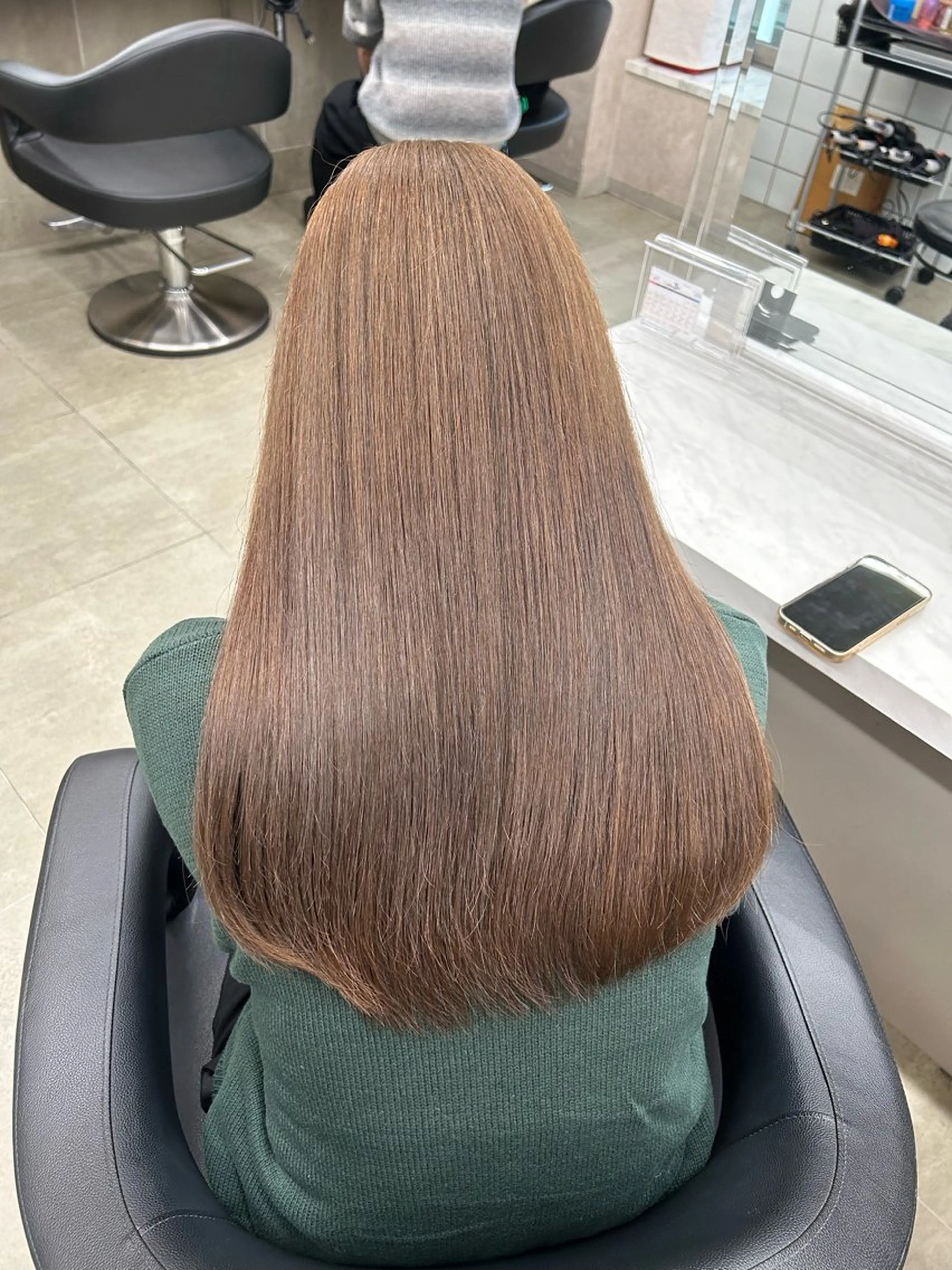 カラー 透明感ベージュ🤎 ナチュラルレイヤーのヘアスタイル