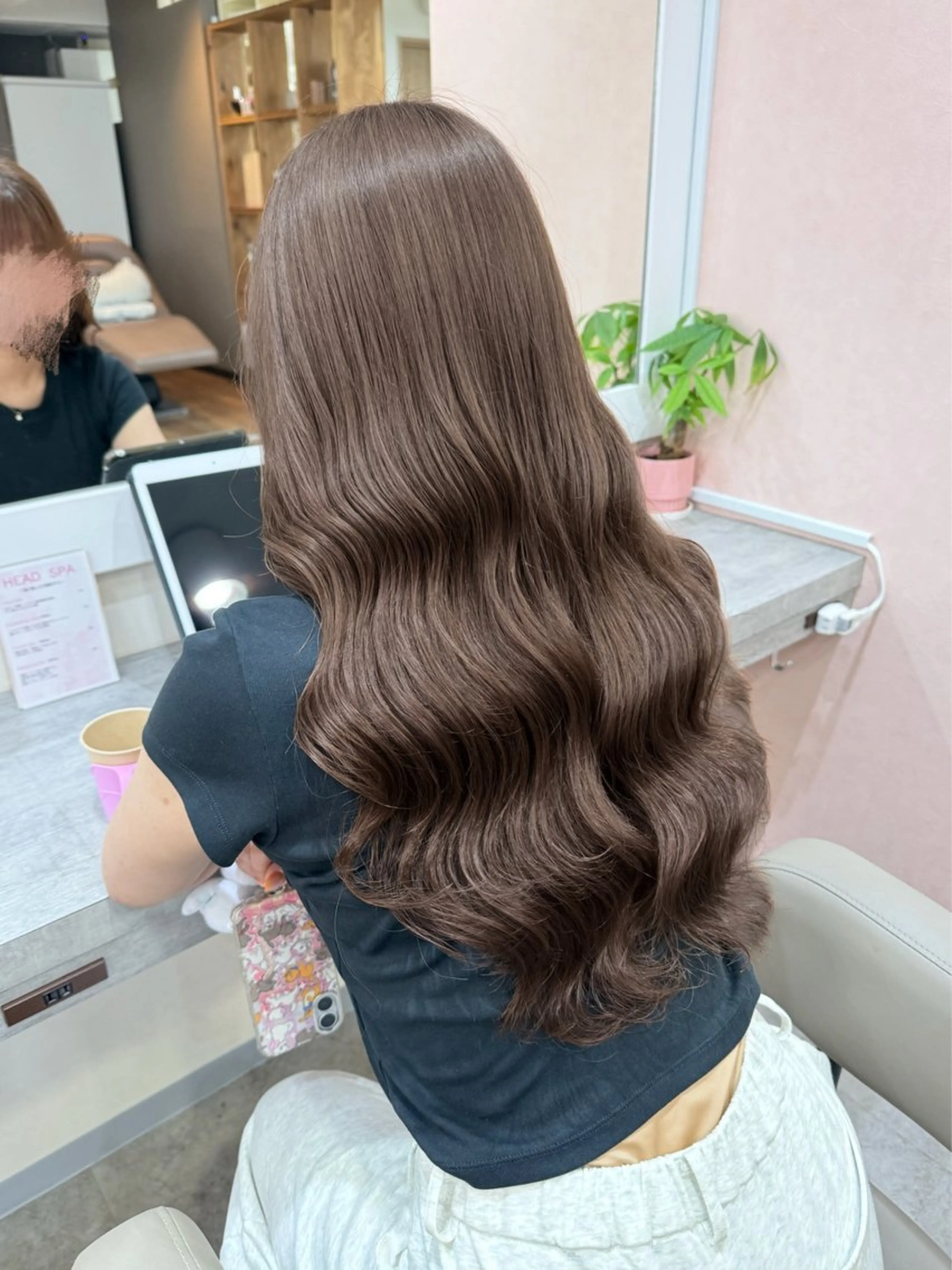 ロング パーマ 韓国風パーマ/ヘア セット/店長みづきのヘアスタイル