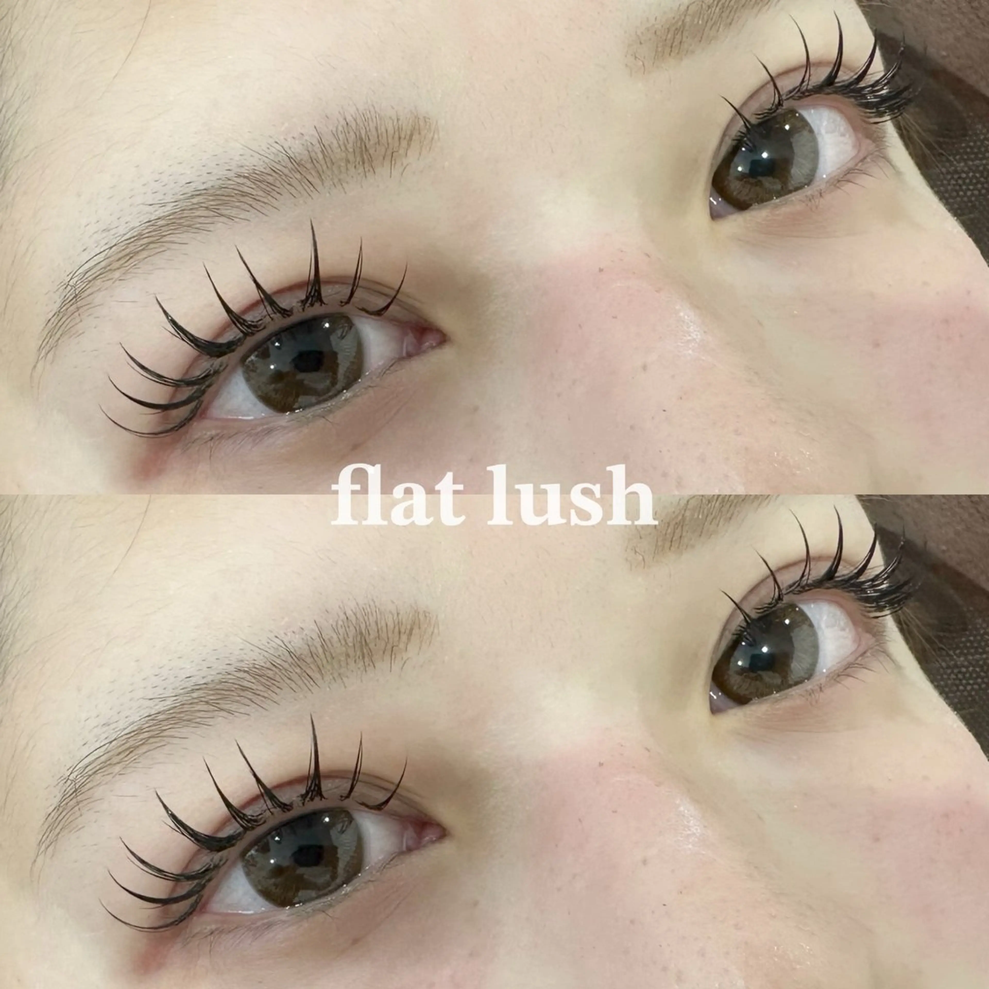 【学割】フラットラッシュ120本まで🌈束感仕上げ（オフ+¥1200）/LED変更可能+¥1200👌の写真