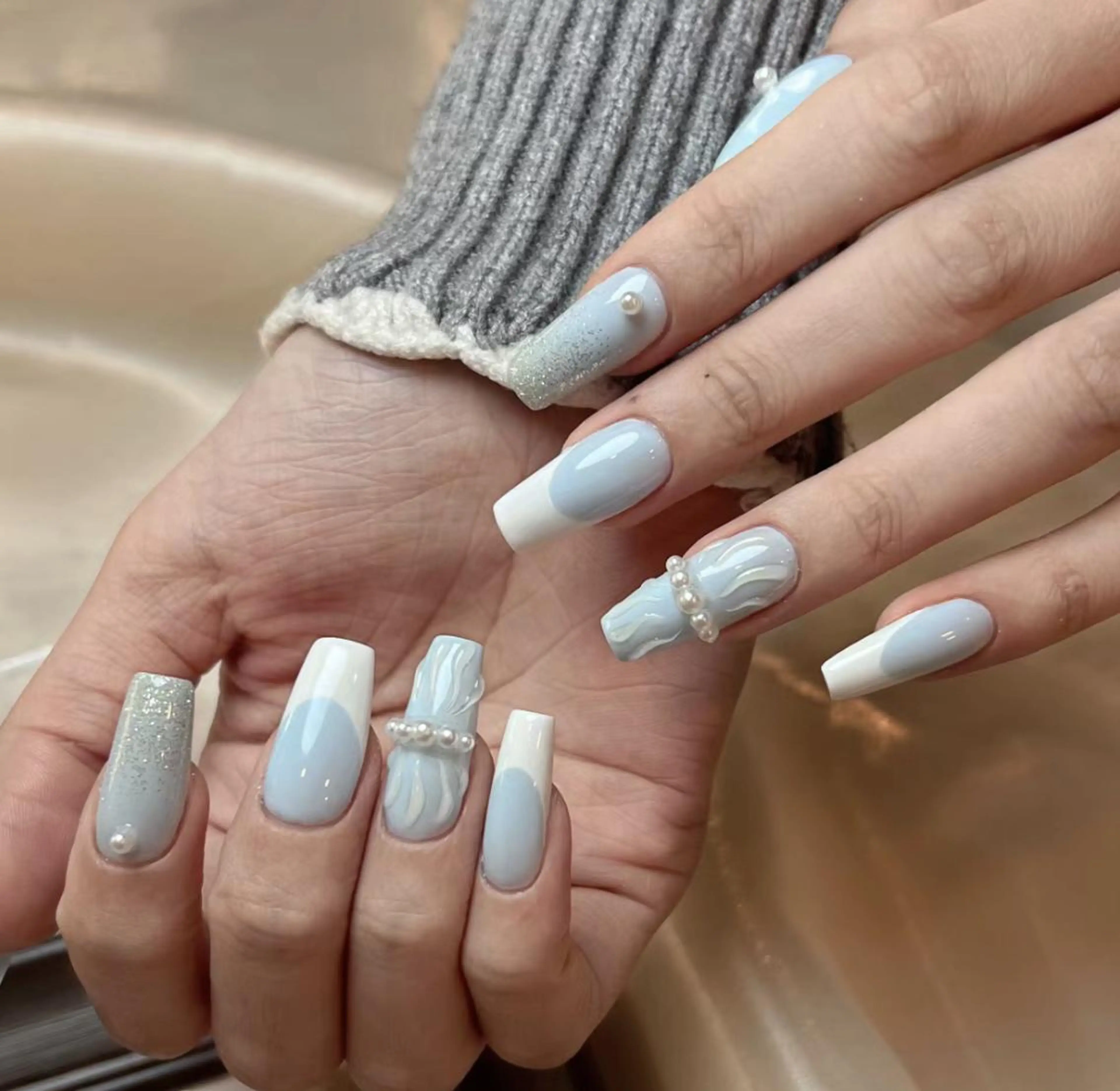 ネイル ハンドネイル ハンドケア 🍑 momo_nailのネイルデザイン