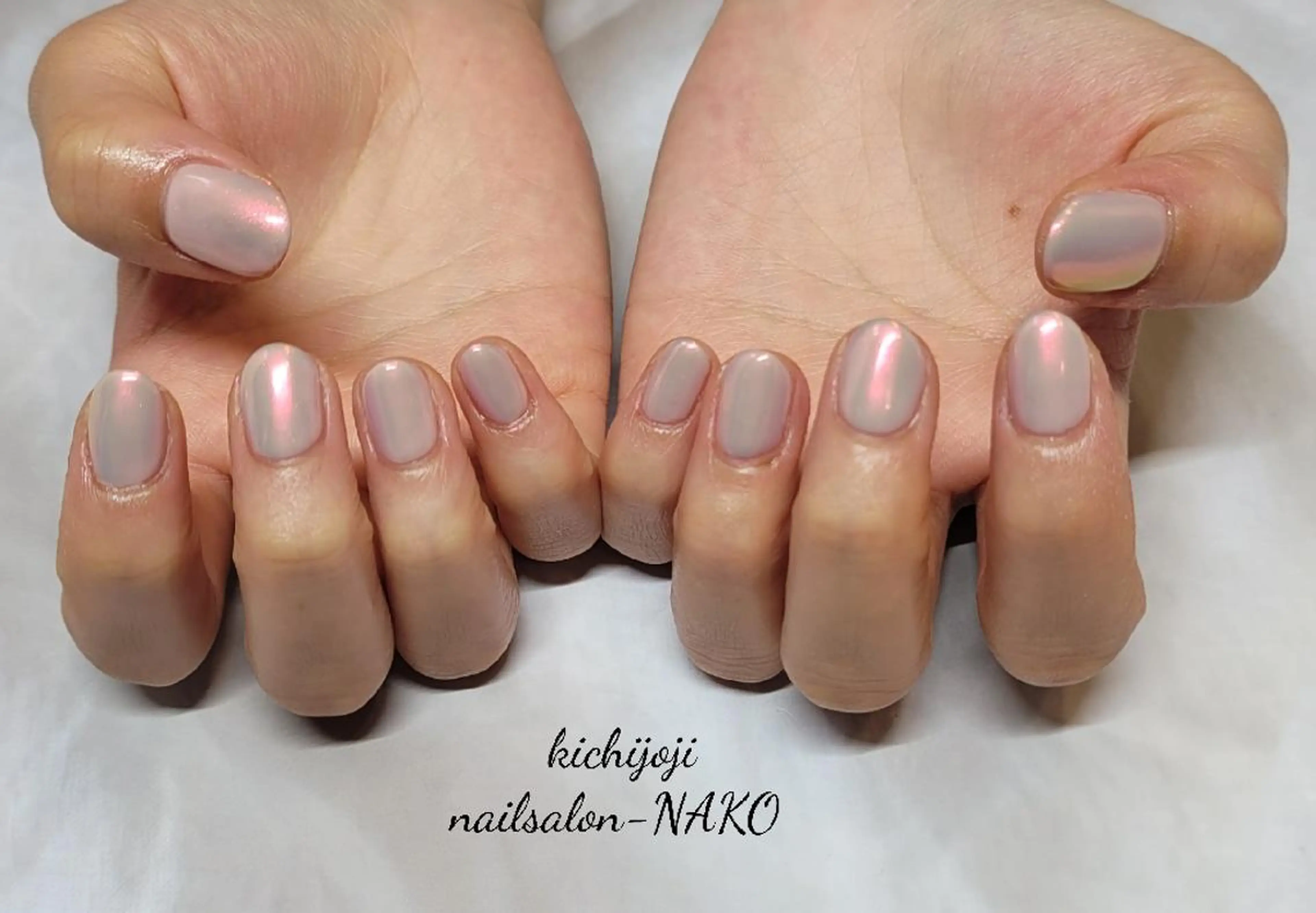 (  新規様オフ無料)  オーロラ 、ミラーネイルクリアベースの写真