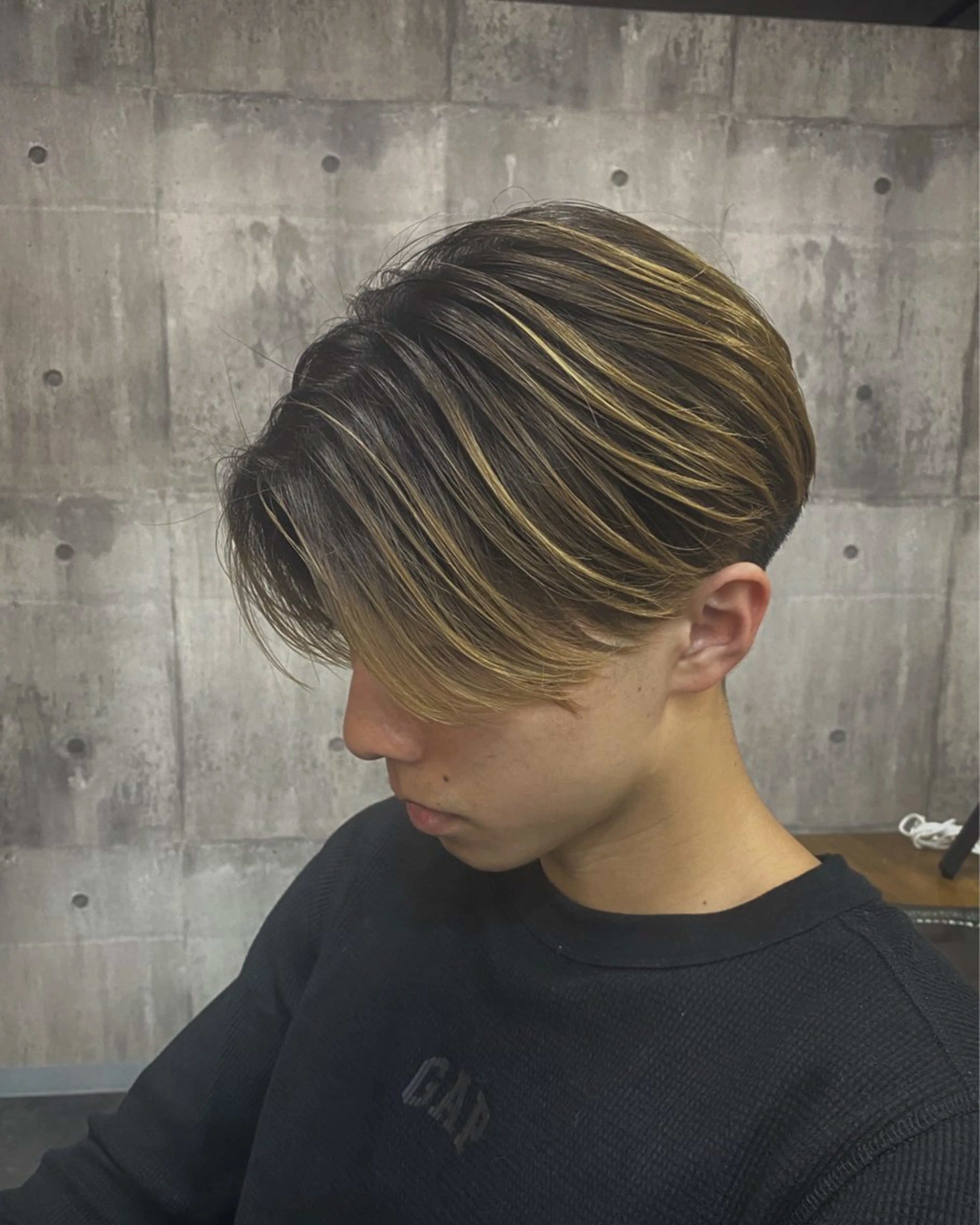 ミディアム カット ヘアカラー 志厳/メンズ特化 /メンズパーマのヘアスタイル