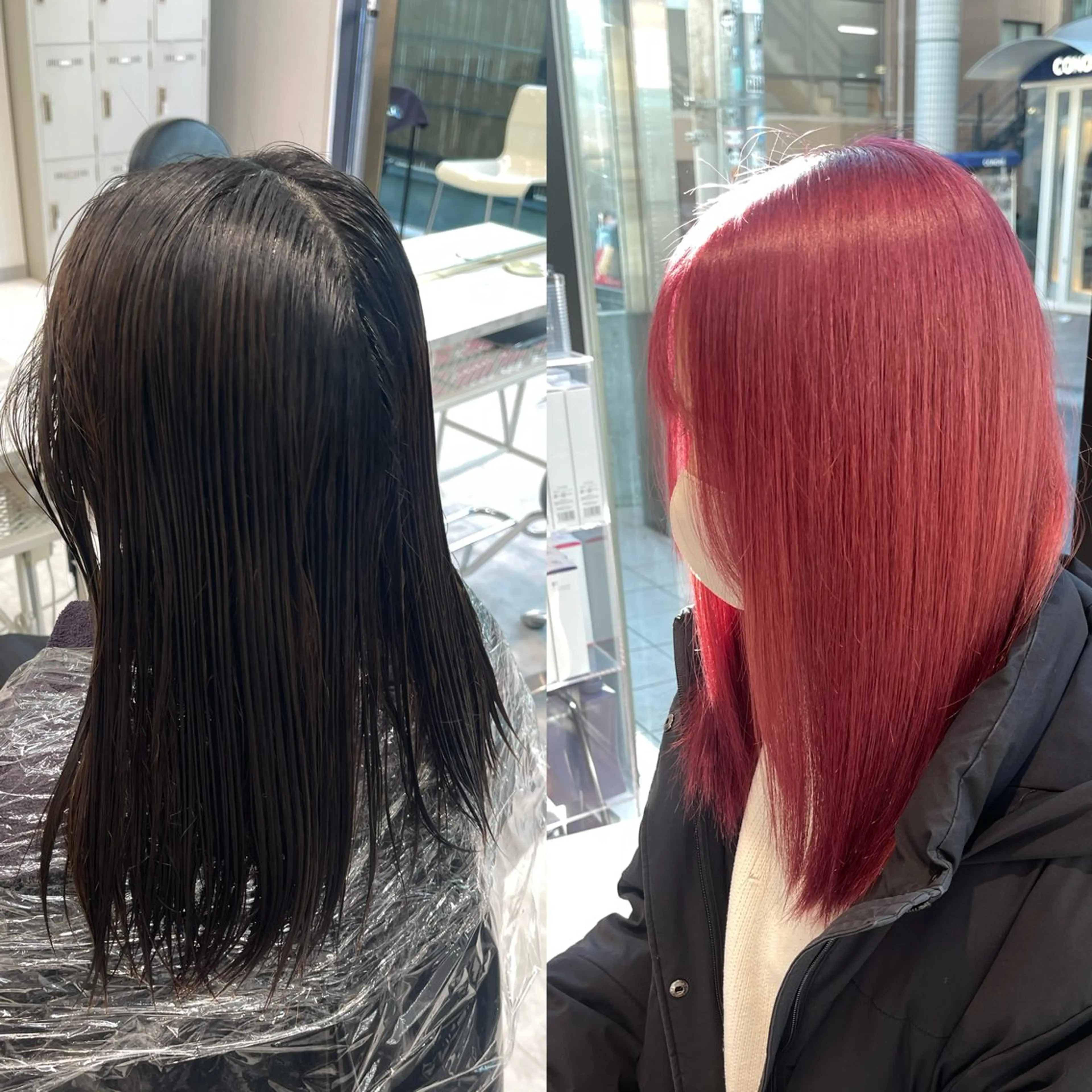 カラー ヘアカラー TENSHO レイヤー／ハイトーンのヘアスタイル