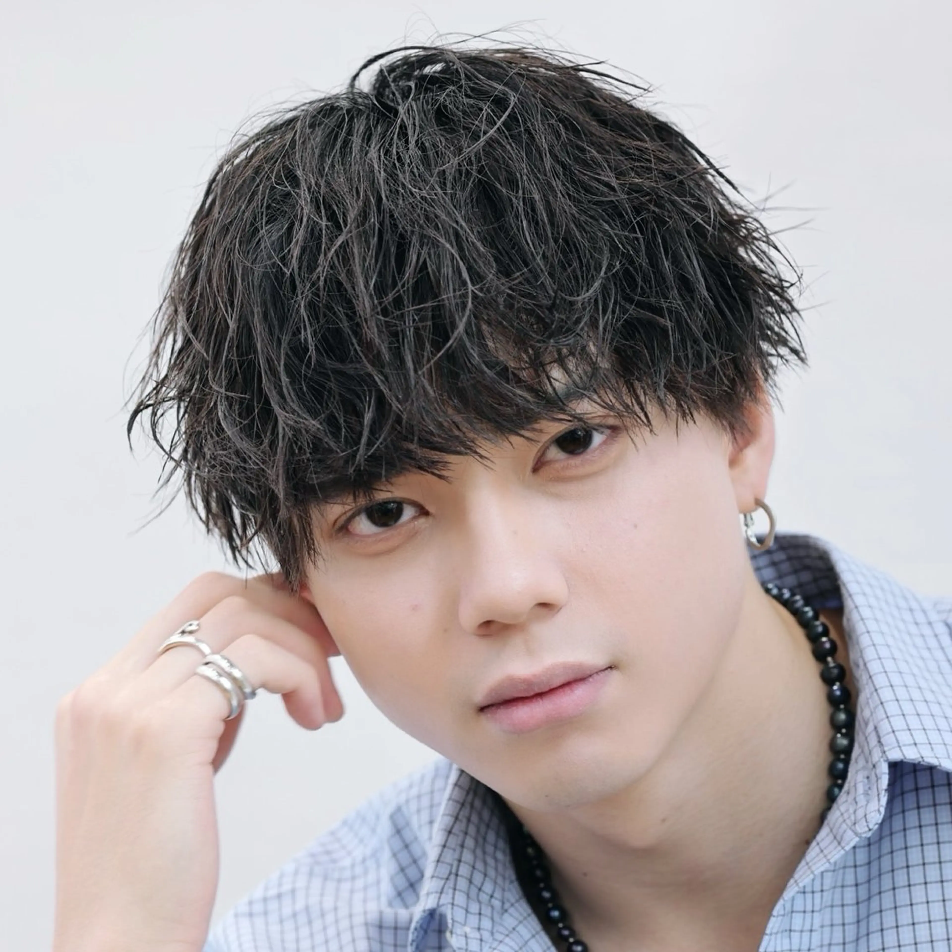 ショート パーマ メンズ メンズパーマ ツイストスパイラルパーマ スパイラルパーマ 💎ブリーチ/パーマ /新宿/モリオのヘアスタイル