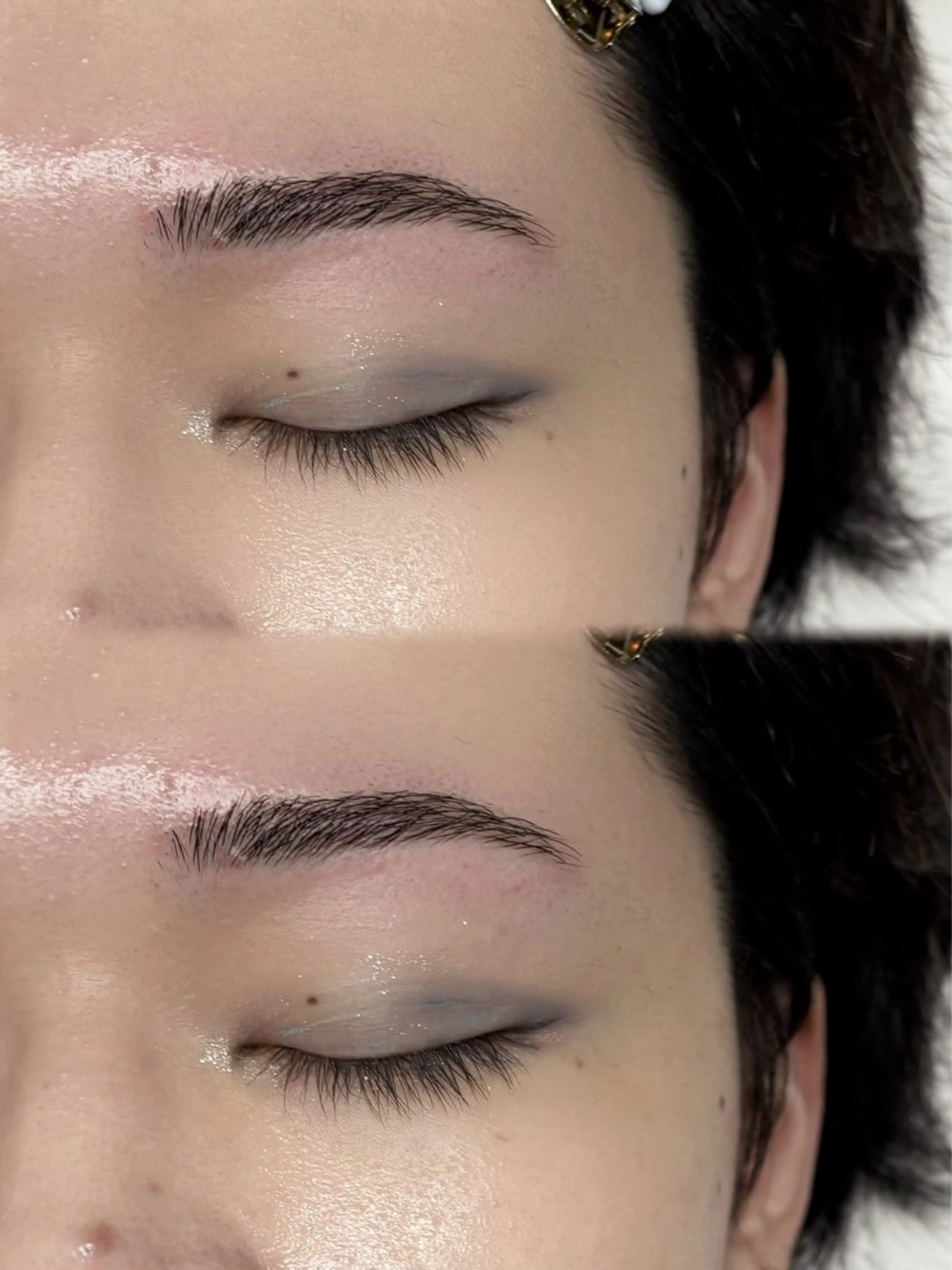 【メンズ】美眉毛アイブロウデザインWAX＋間引き（毛量調整）＋眉毛メイク仕上げの写真