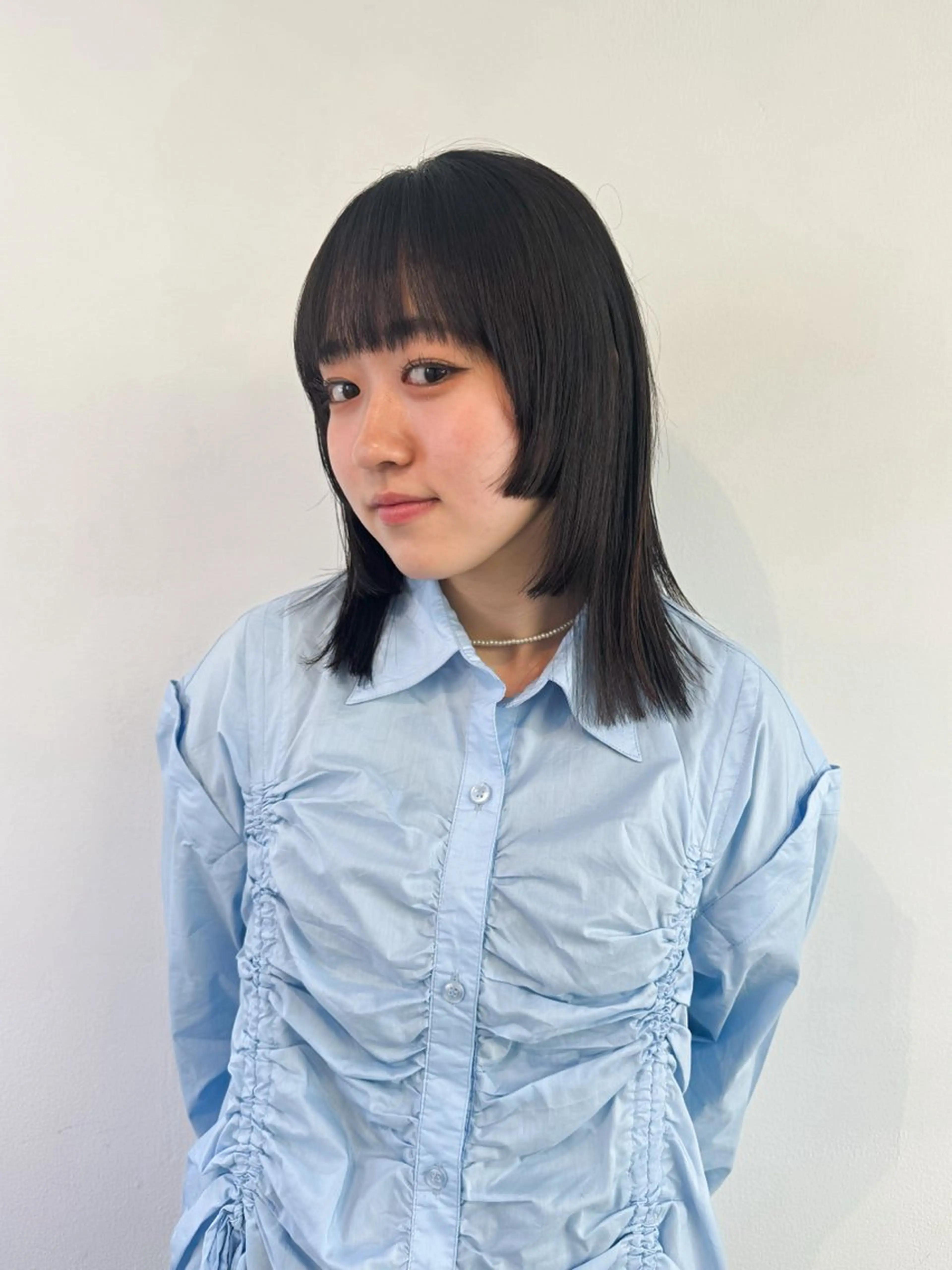 ミディアム カラー カット ヘアカラー トリートメント Seeknext // Rukaのヘアスタイル