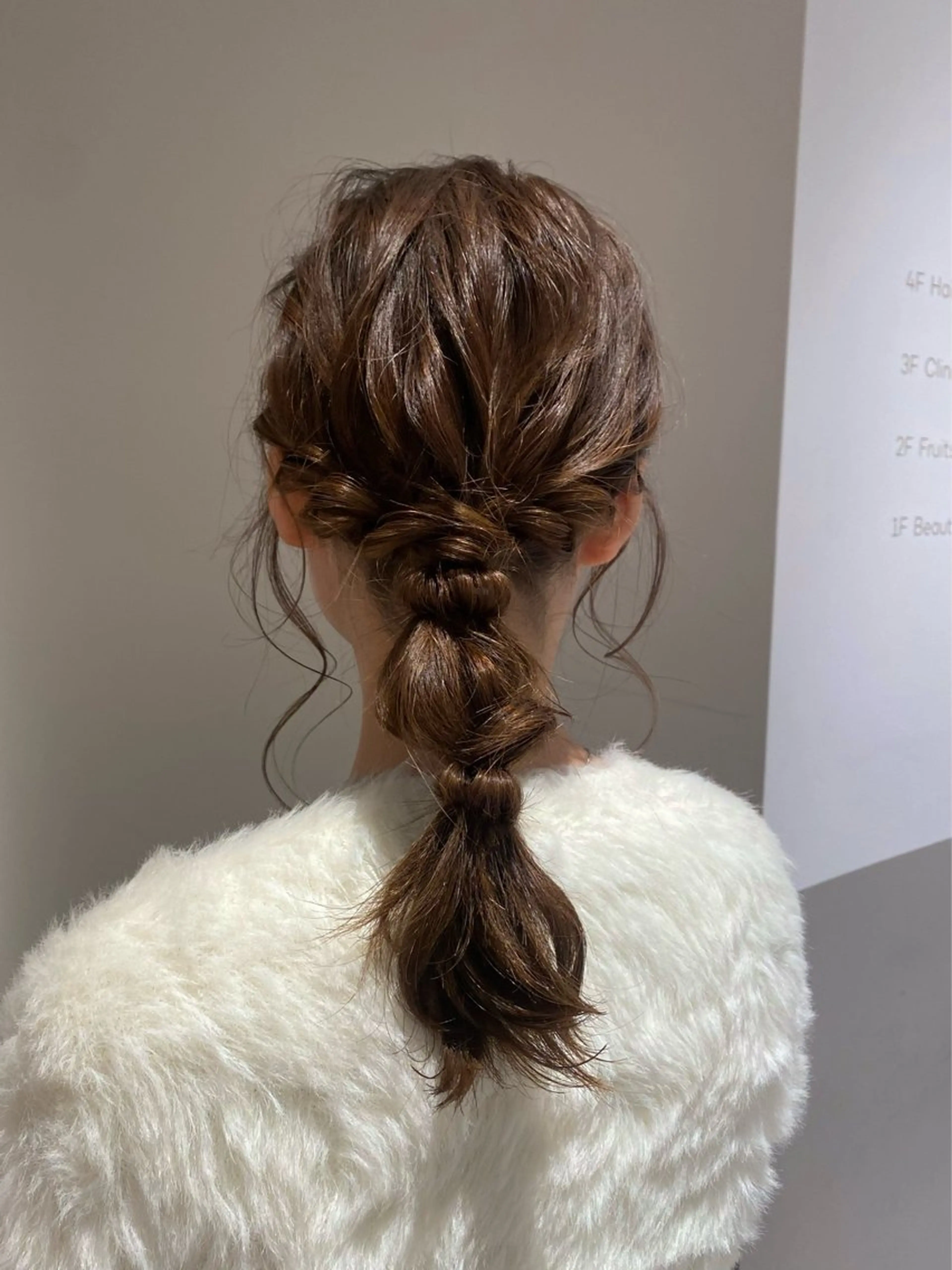 ミディアム カラー パーマ ヘアアレンジ 結婚式・ブライダル ヘアセット 小野寺瑞希 /最小顔カットのヘアスタイル