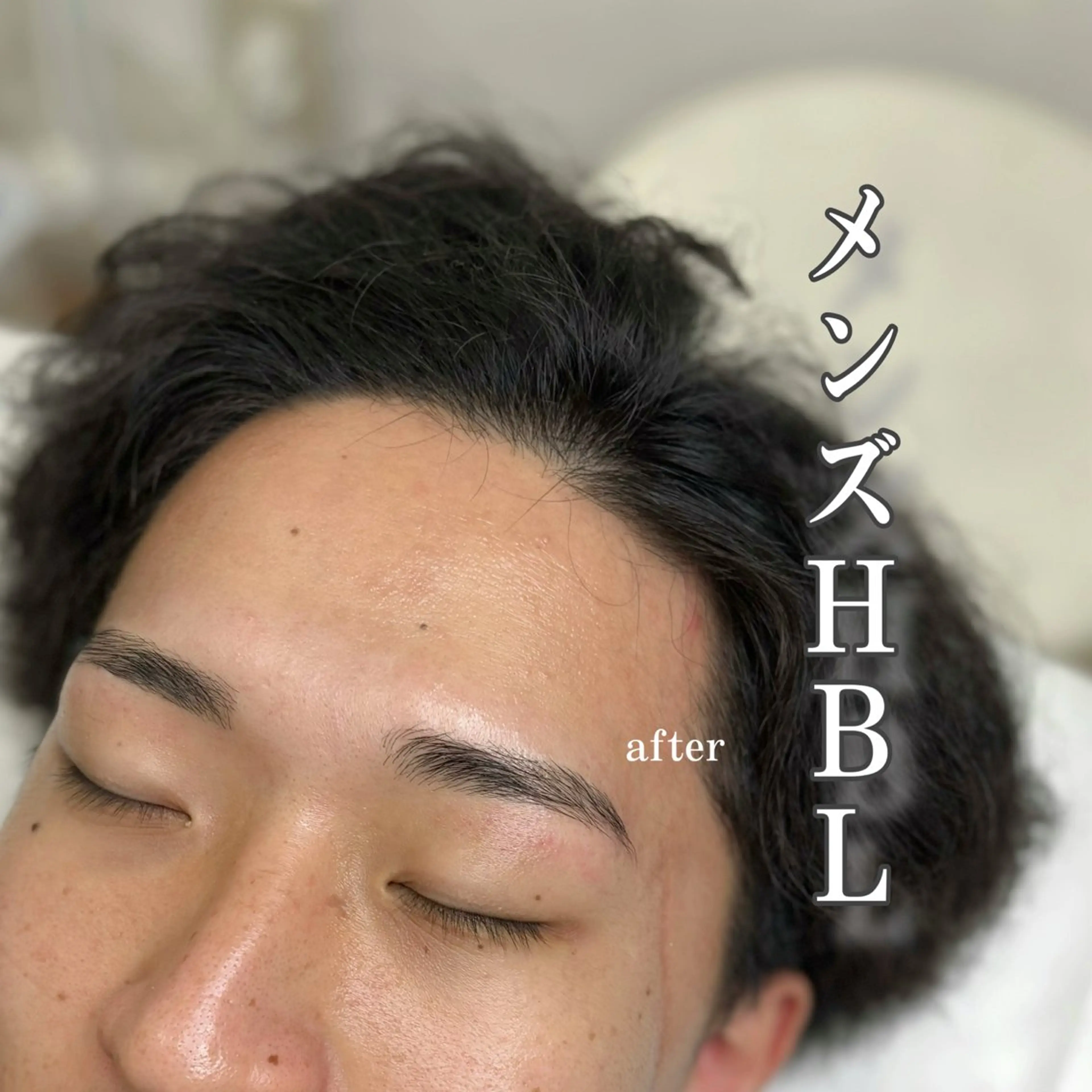 メンズ アイブロウ jiem5 𝐦𝐚𝐧𝐚🎀のマツエク・マツパデザイン