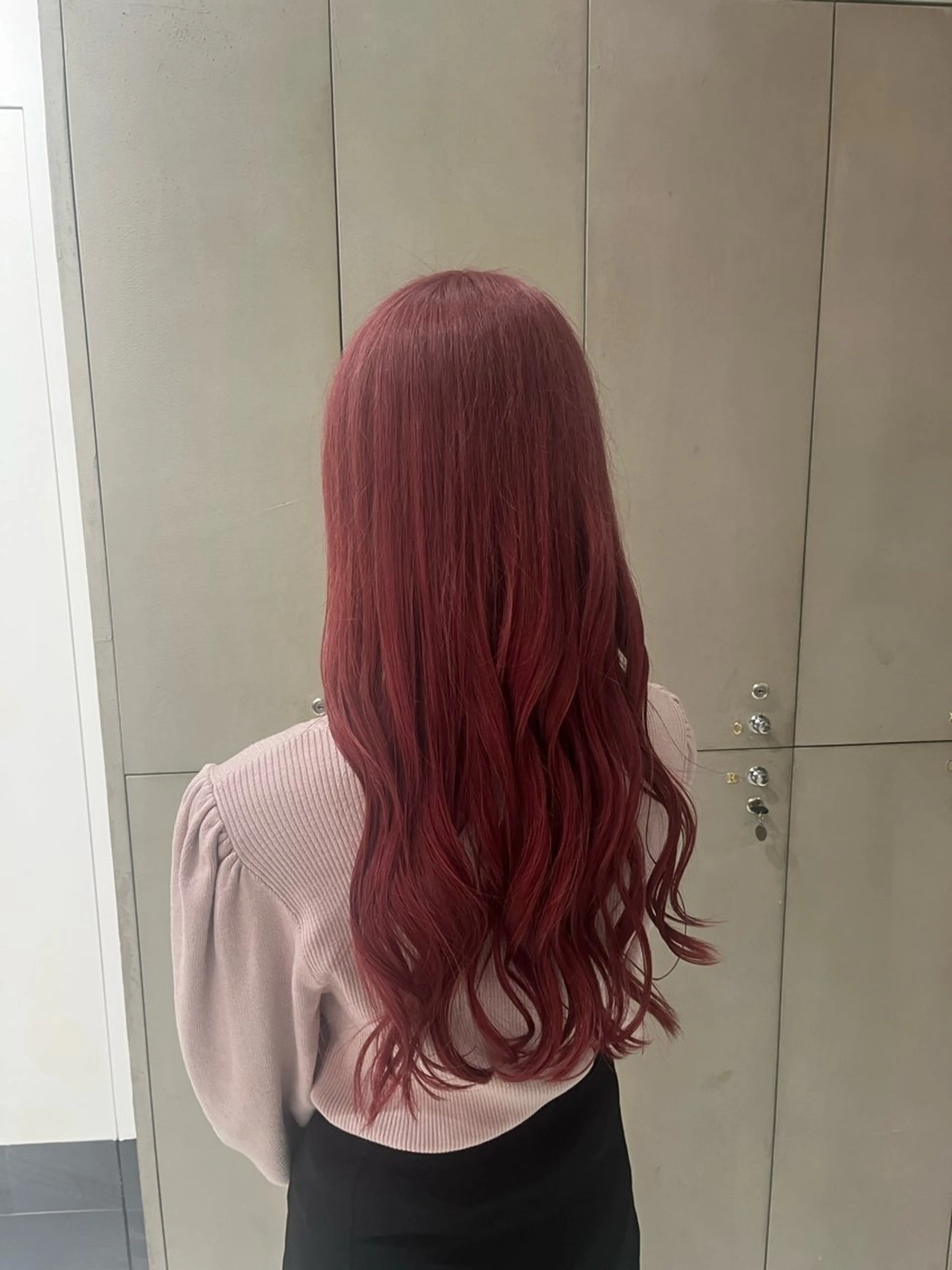 ロング ヘアカラー D’na所属・🎀暖色ガーリー/ ボブ/みさき🎀のヘアスタイル