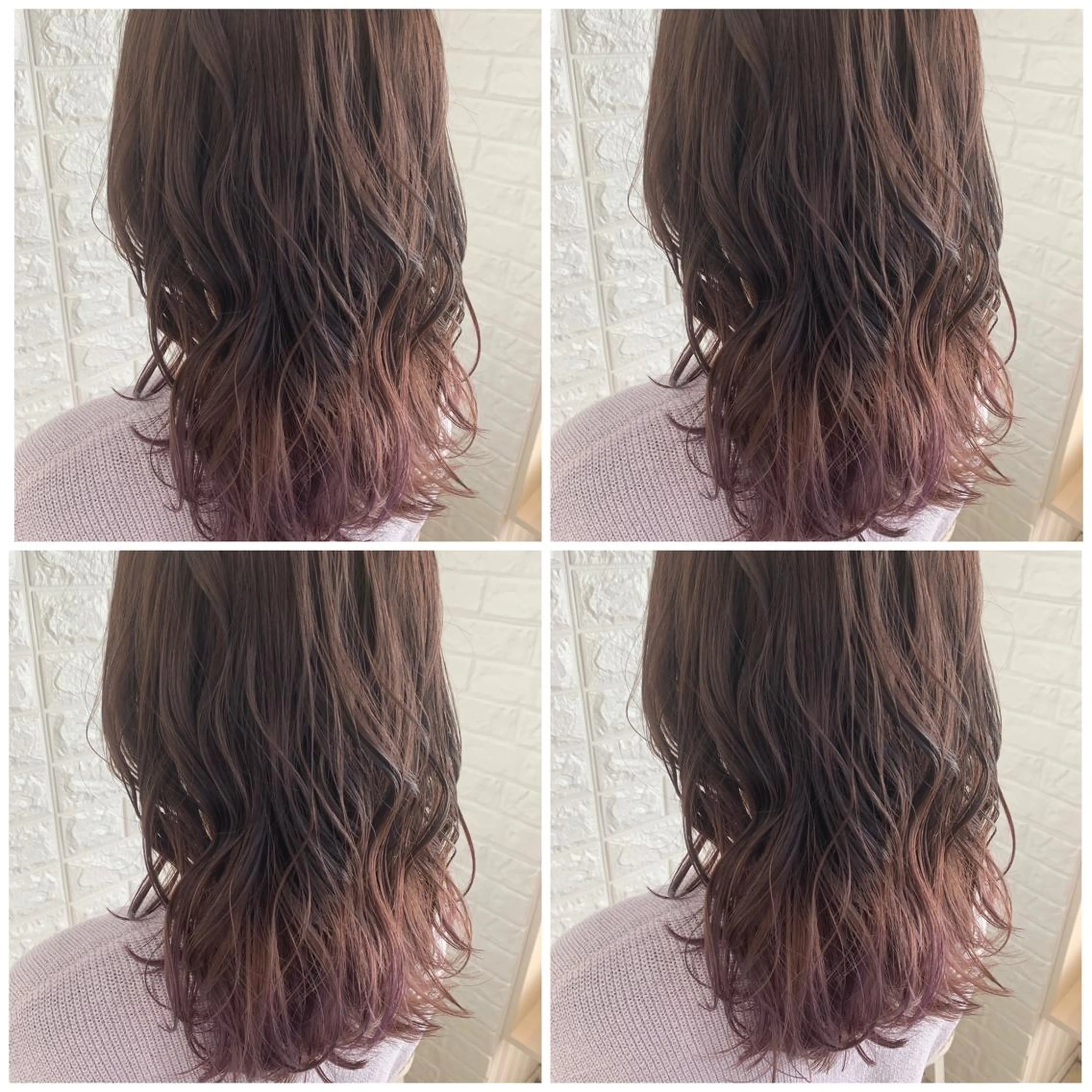 ロング カラー ブリーチ グラデーションカラー ラベンダーカラー ラベンダーピンク ピンクカラー ヘアカラー トリートメント ハイトーン/ブリーチ 山崎　悠次のヘアスタイル