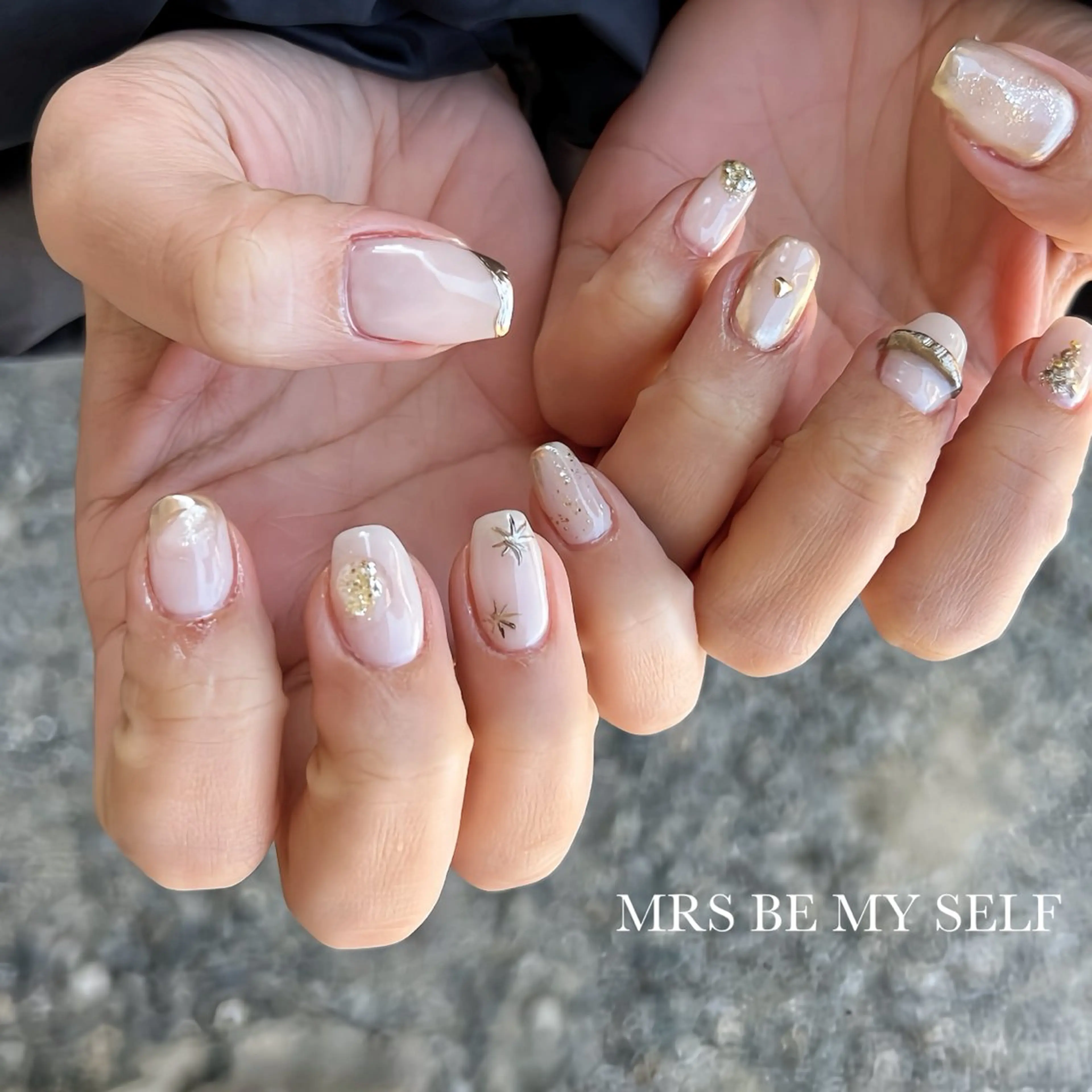 ネイル 冬ネイル ハンドネイル MRS/ miyu🎀のネイルデザイン