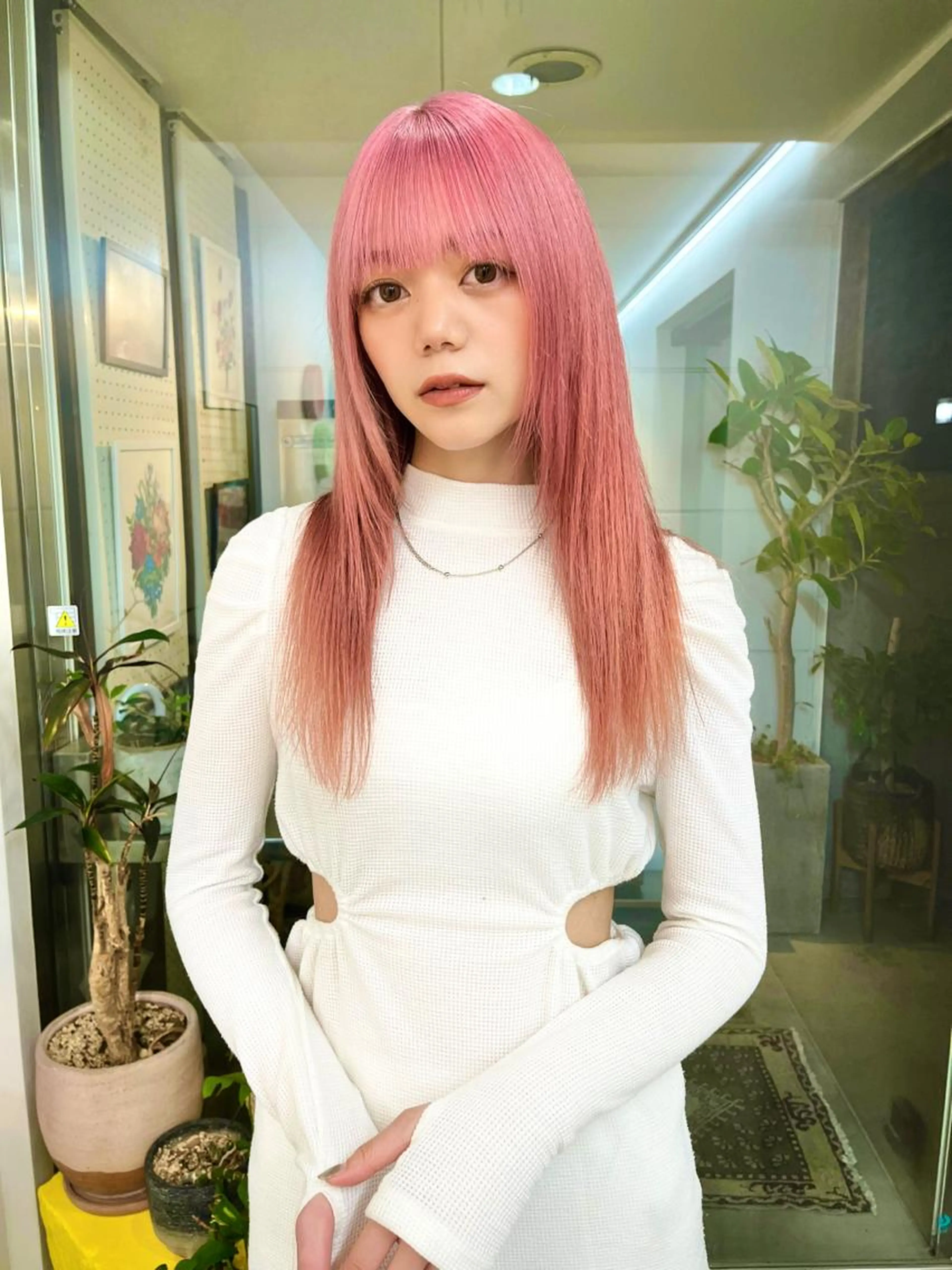 ハイトーンロング！！プルエクステ50本+ダブルカラー＃ブリーチ#エクステ 渋谷/原宿/表参道/恵比寿の写真