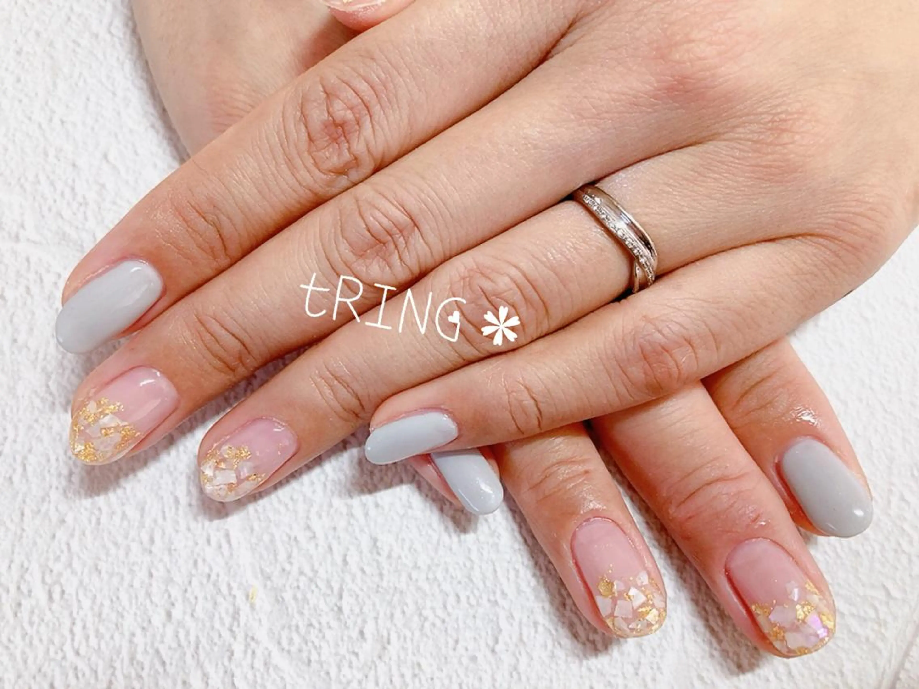 ネイル ハンドネイル tRING* しいの木台のネイルデザイン