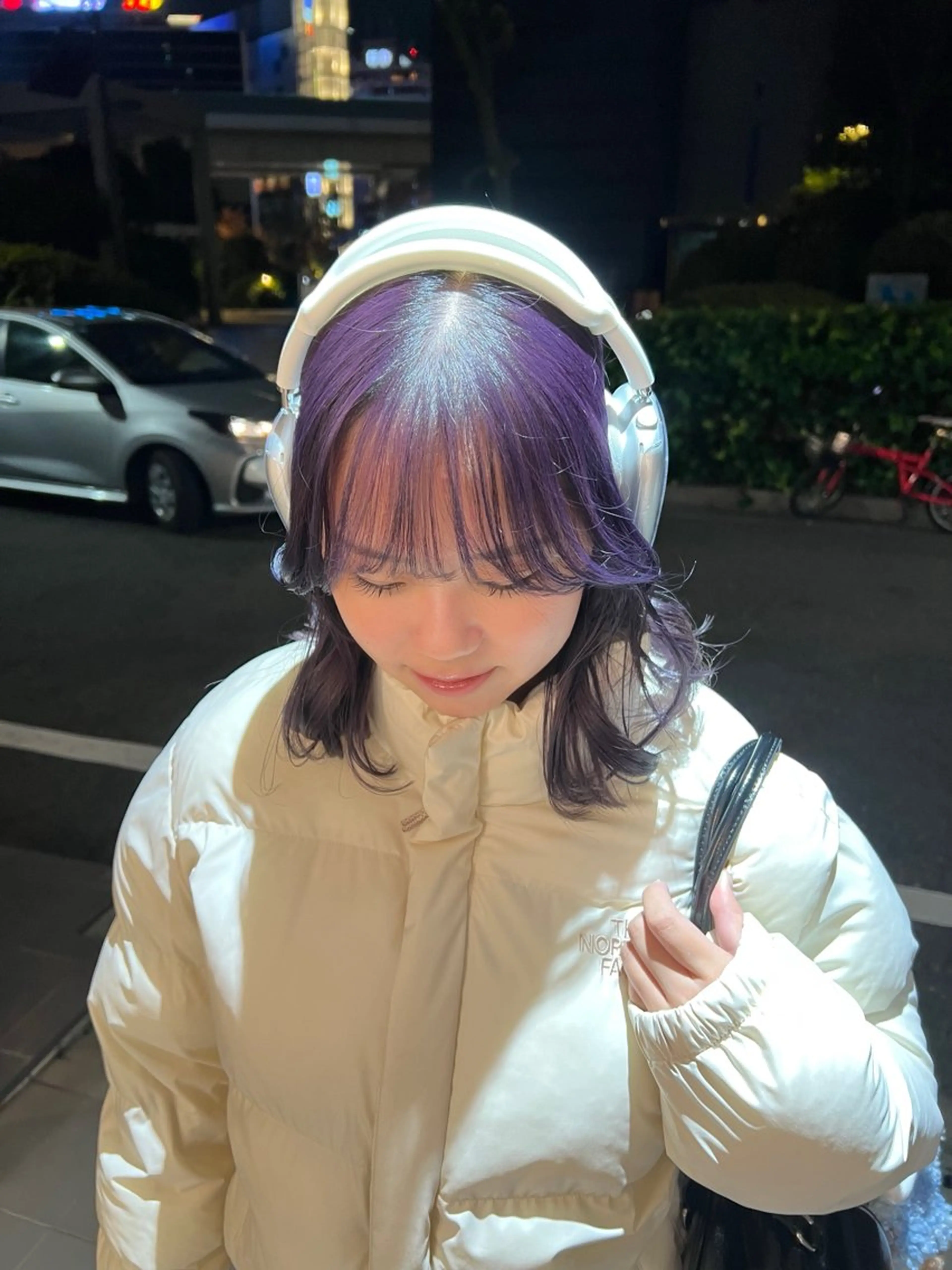 ミディアム 室屋 鈴音のヘアスタイル