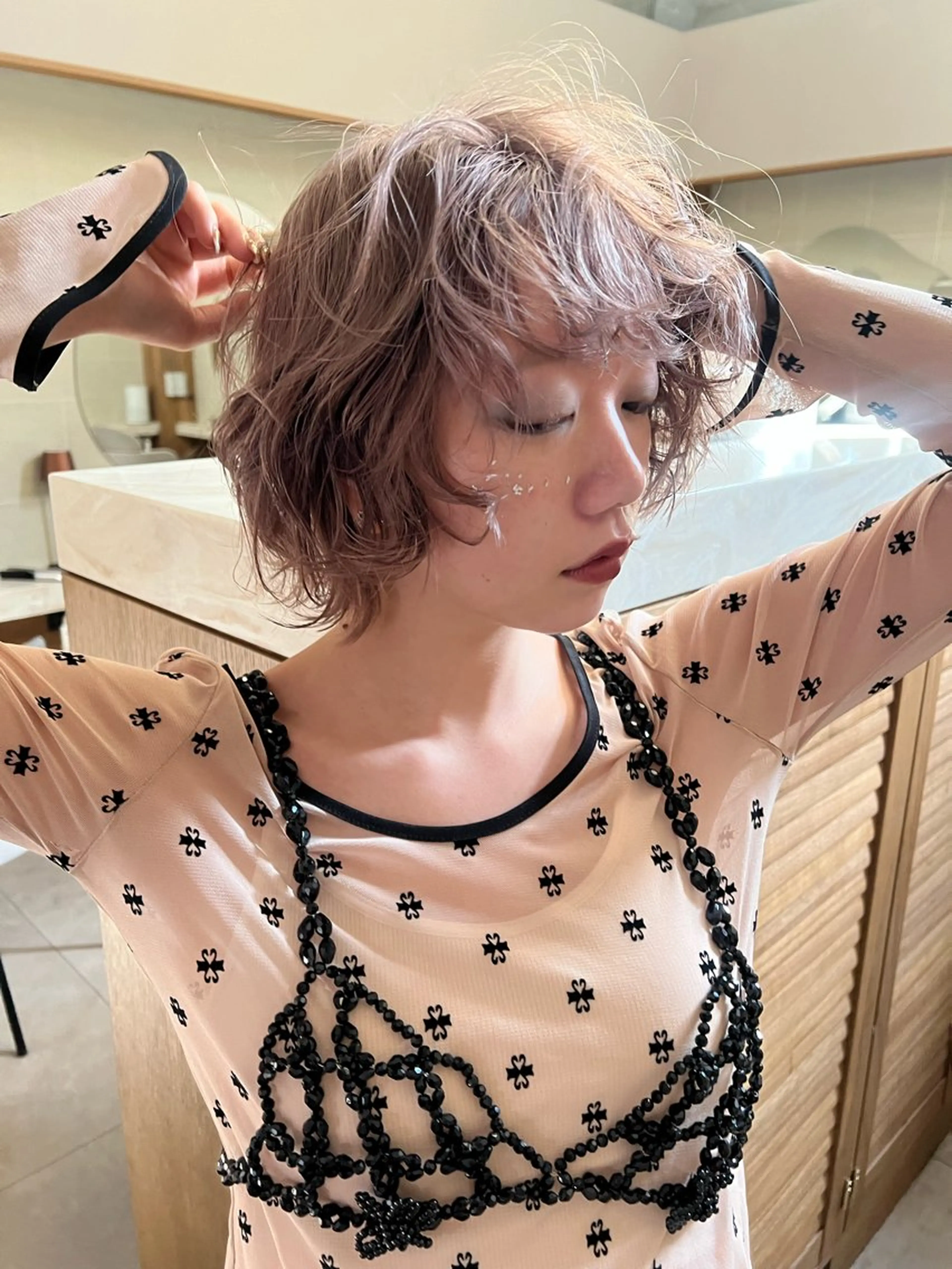 カラー yiye青山店所属・無料カットモデル /yuukaのヘアスタイル