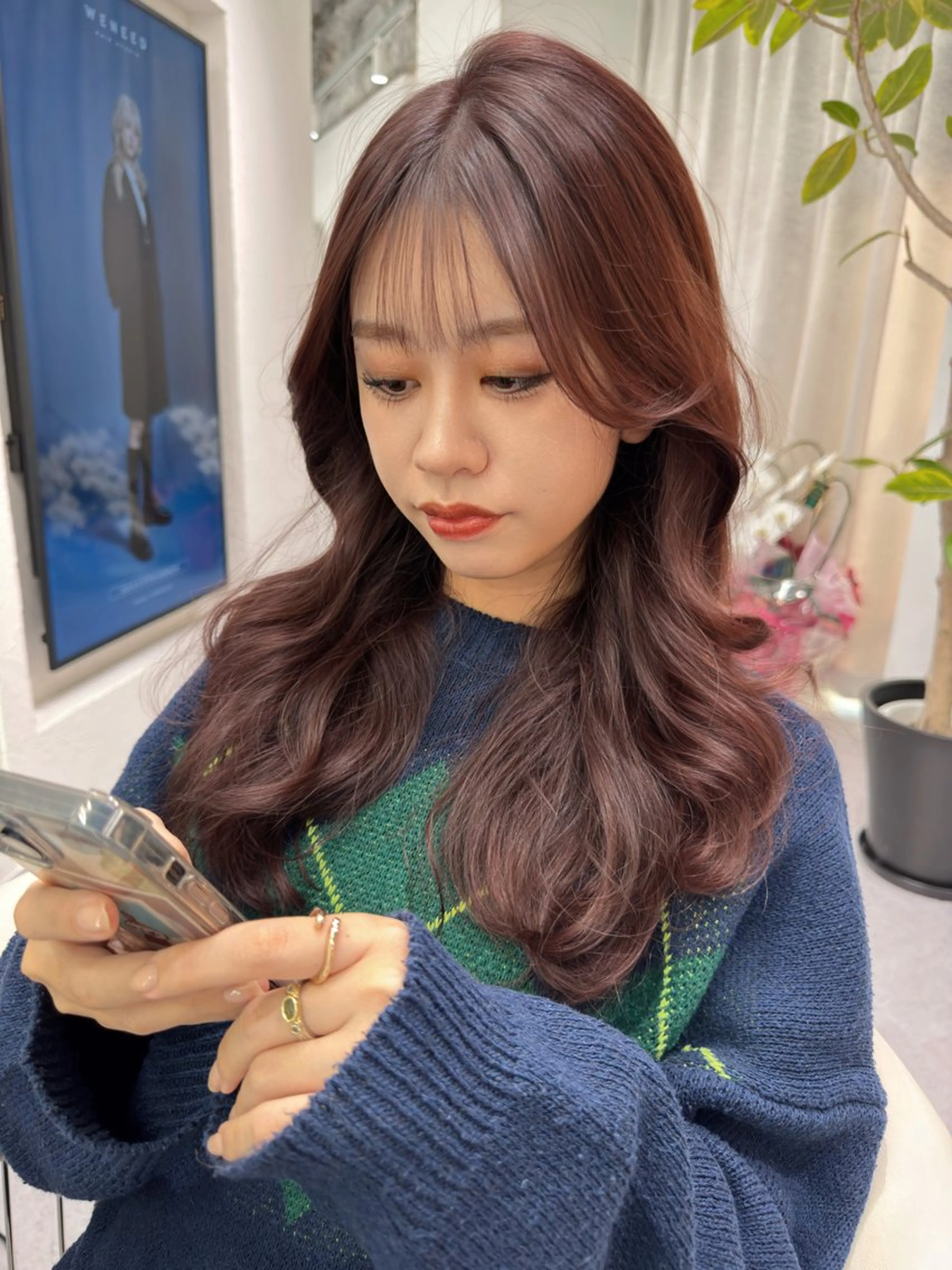 ロング カラー パーマ WENEED Nagoya所属・ko kiのヘアスタイル