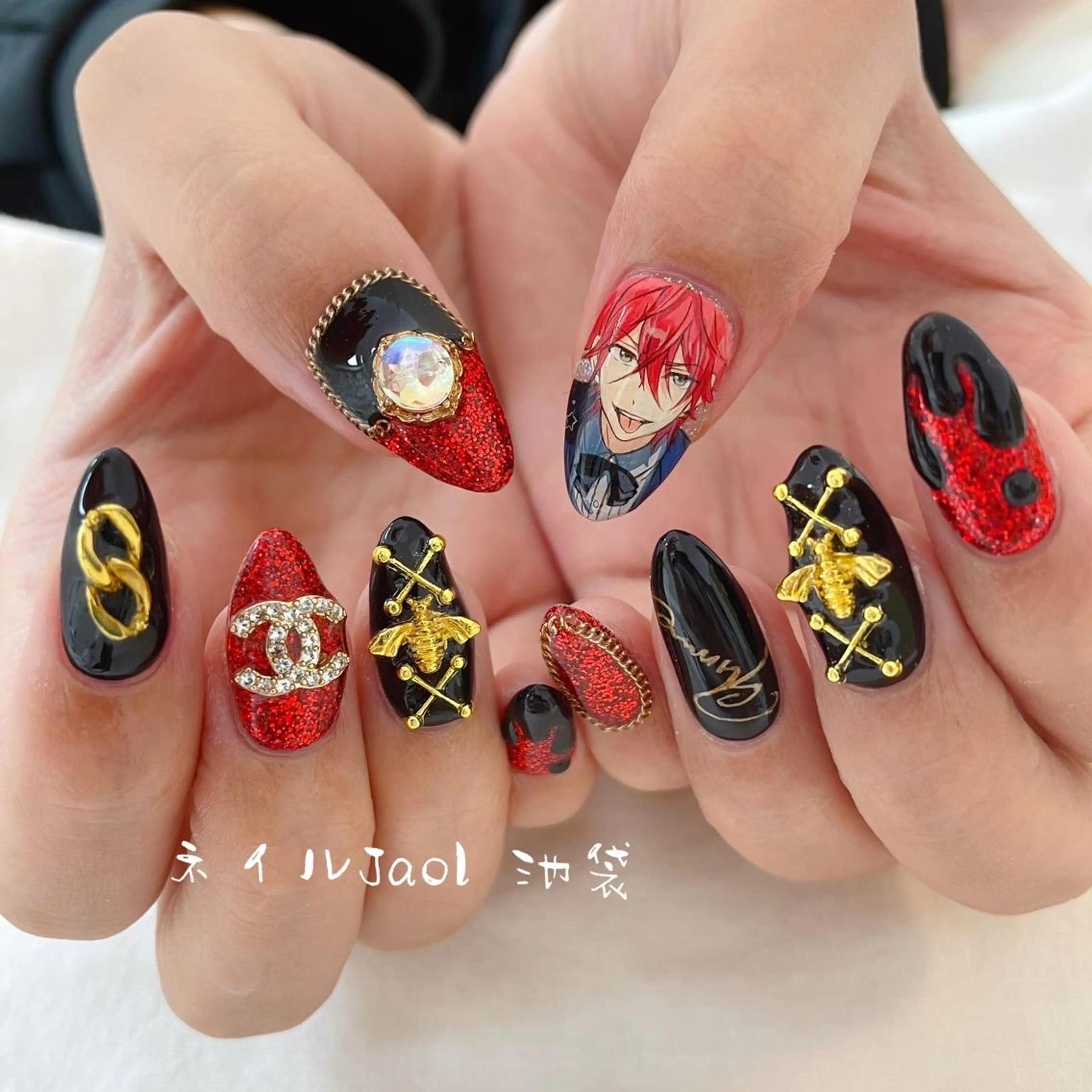 ミディアム nail jaol池袋店所属・ネイルJaol 池袋のネイルデザイン