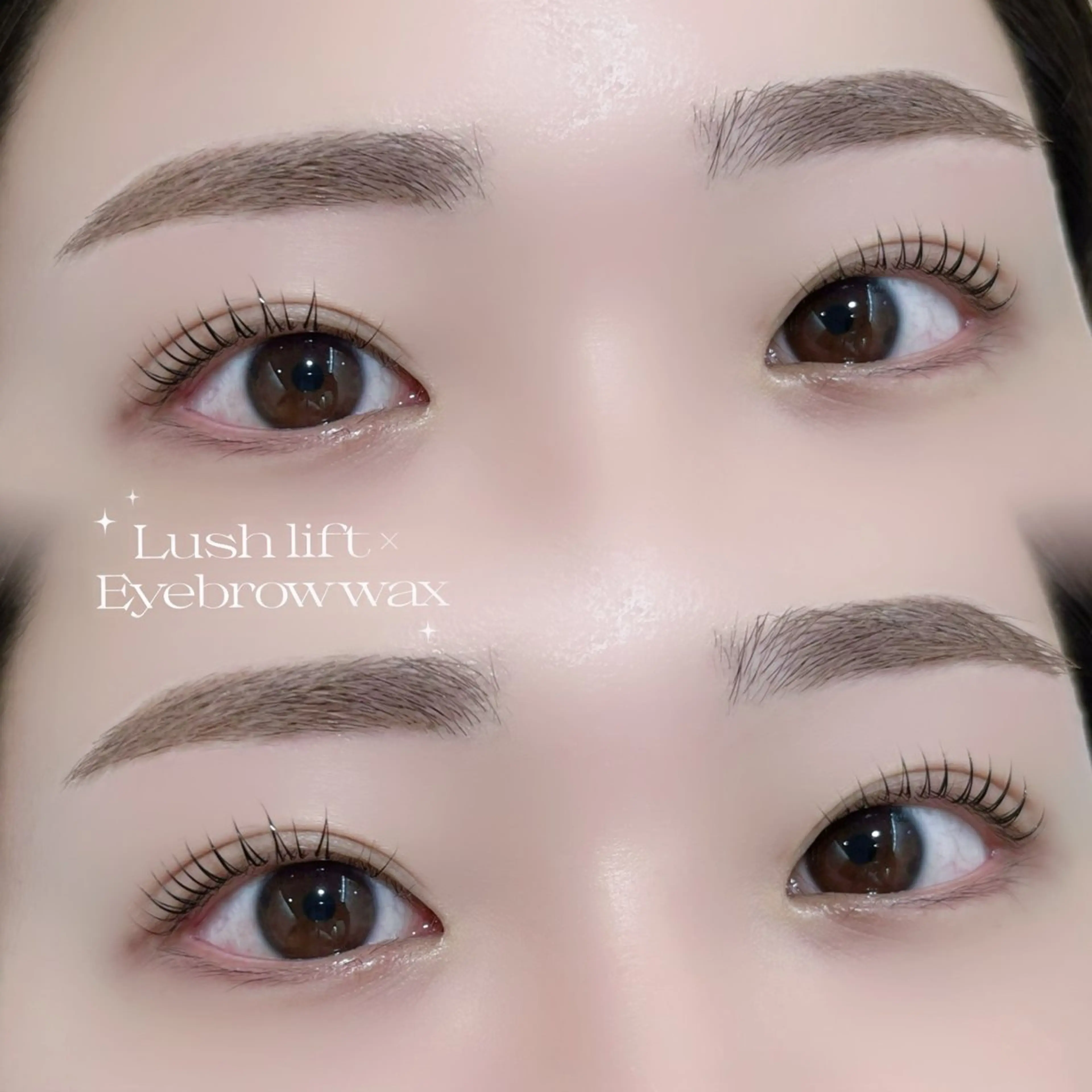 《U24ミニモ学割♡》束感まつげパーマ+似合わせ眉wax🌙🪄の写真