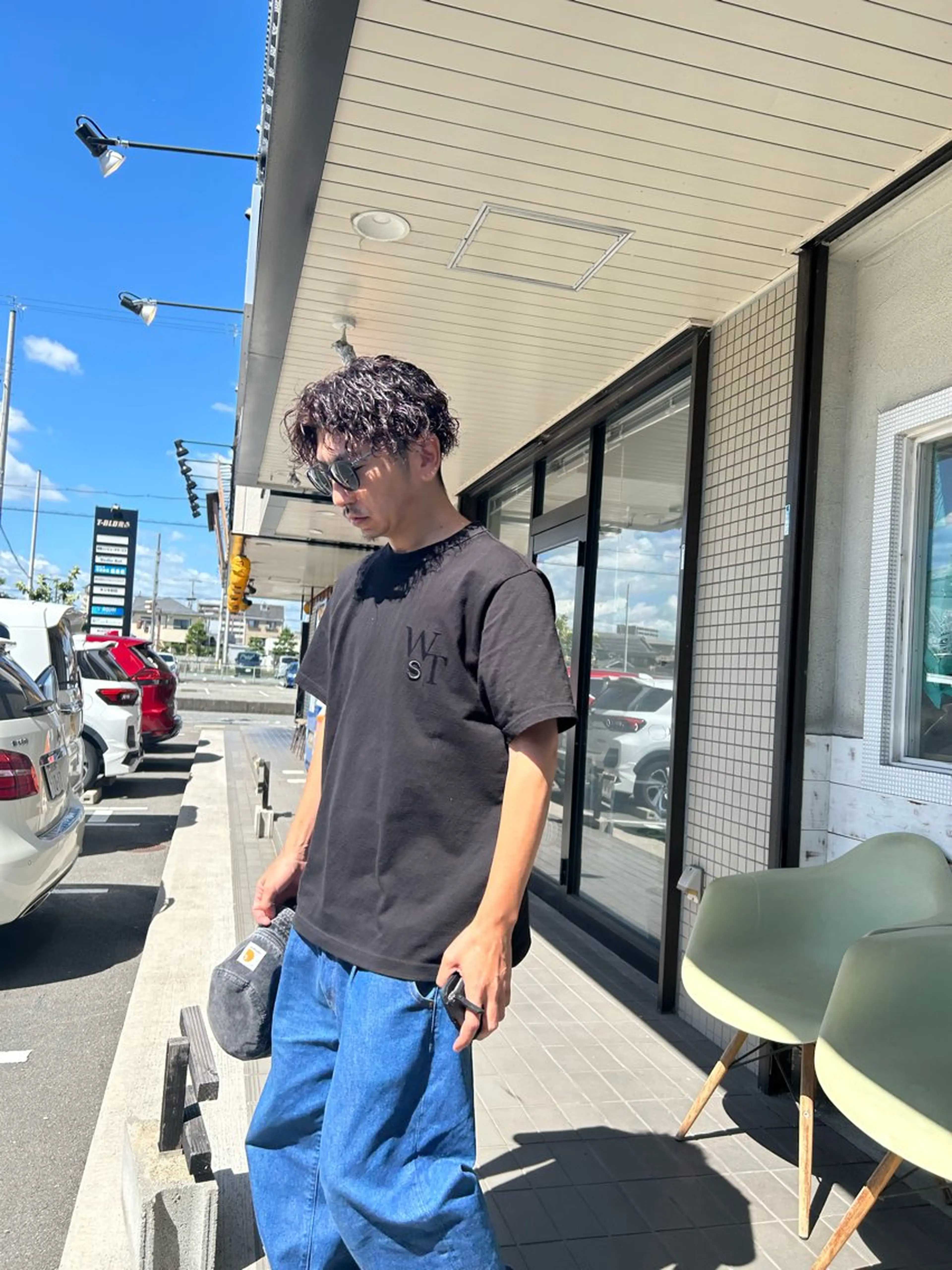 パーマ メンズ メンズパーマ ツイストスパイラルパーマ 刈り上げ スパイラルパーマ Kukuna所属・原田 慎吾のヘアスタイル