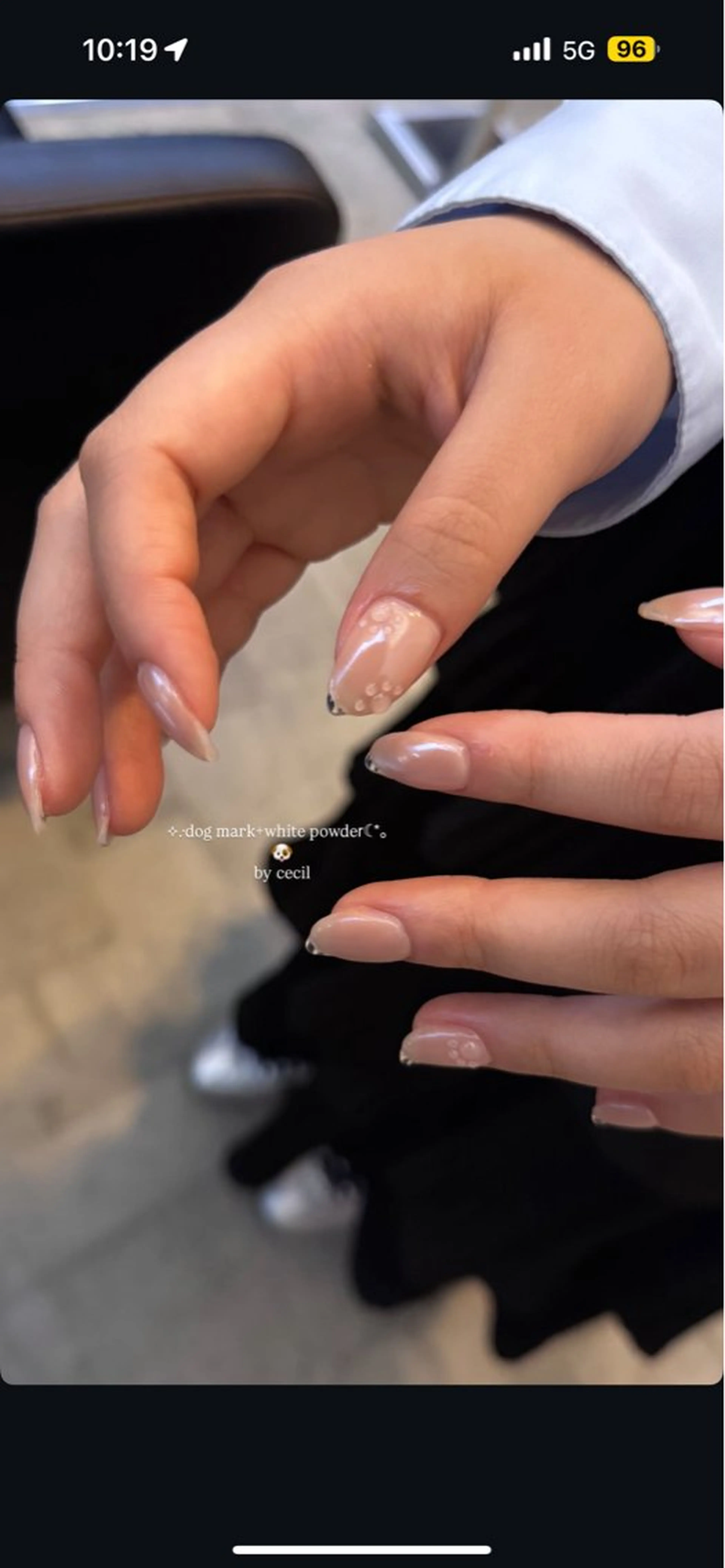 ネイル フレンチネイル 韓国ネイル マグネットネイル メンズネイル ニュアンスネイル ハンドネイル GRANDE大須 Cecil💜のネイルデザイン