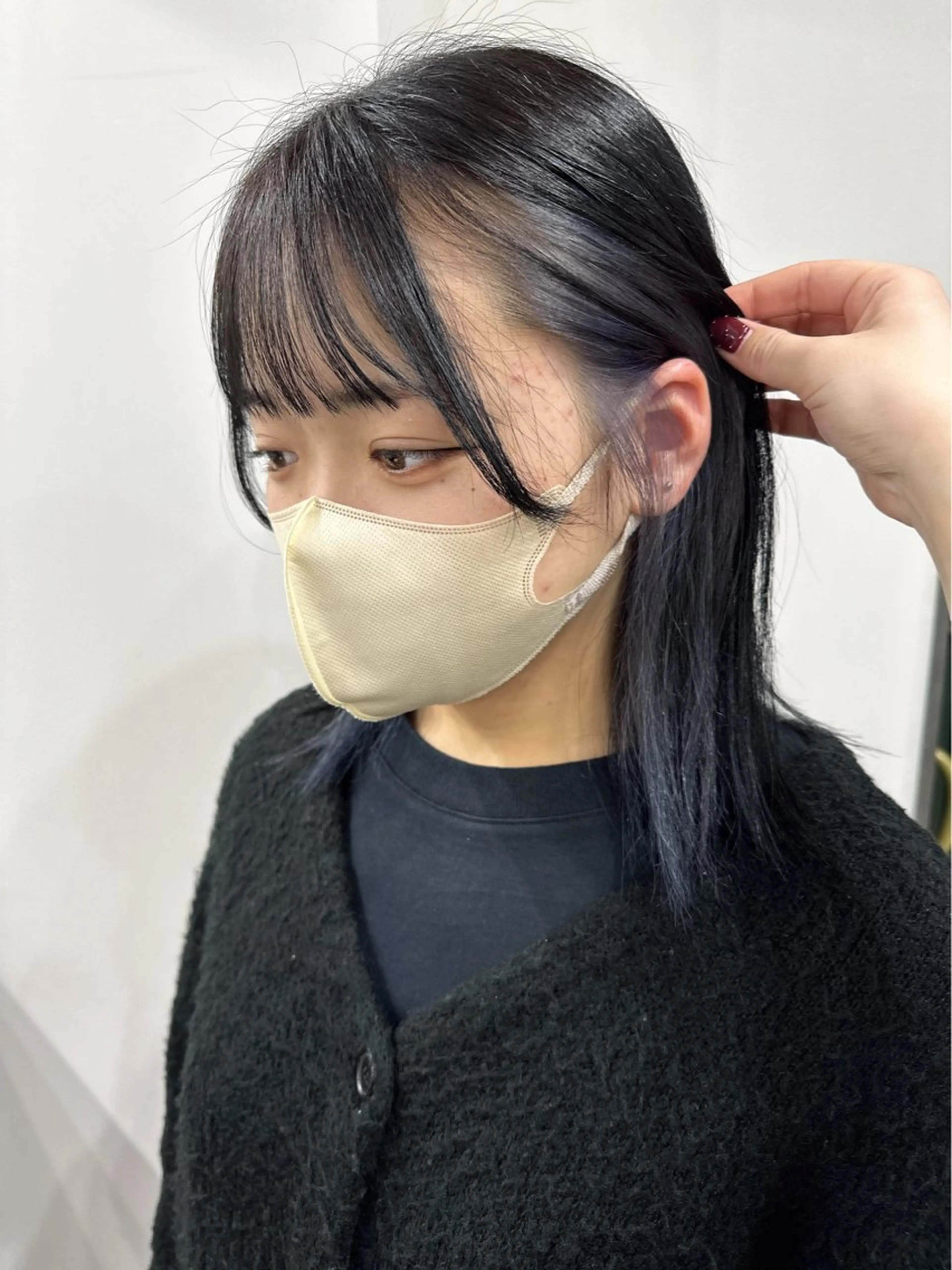 ミディアム カラー さあや 【透け感/艶感】のヘアスタイル