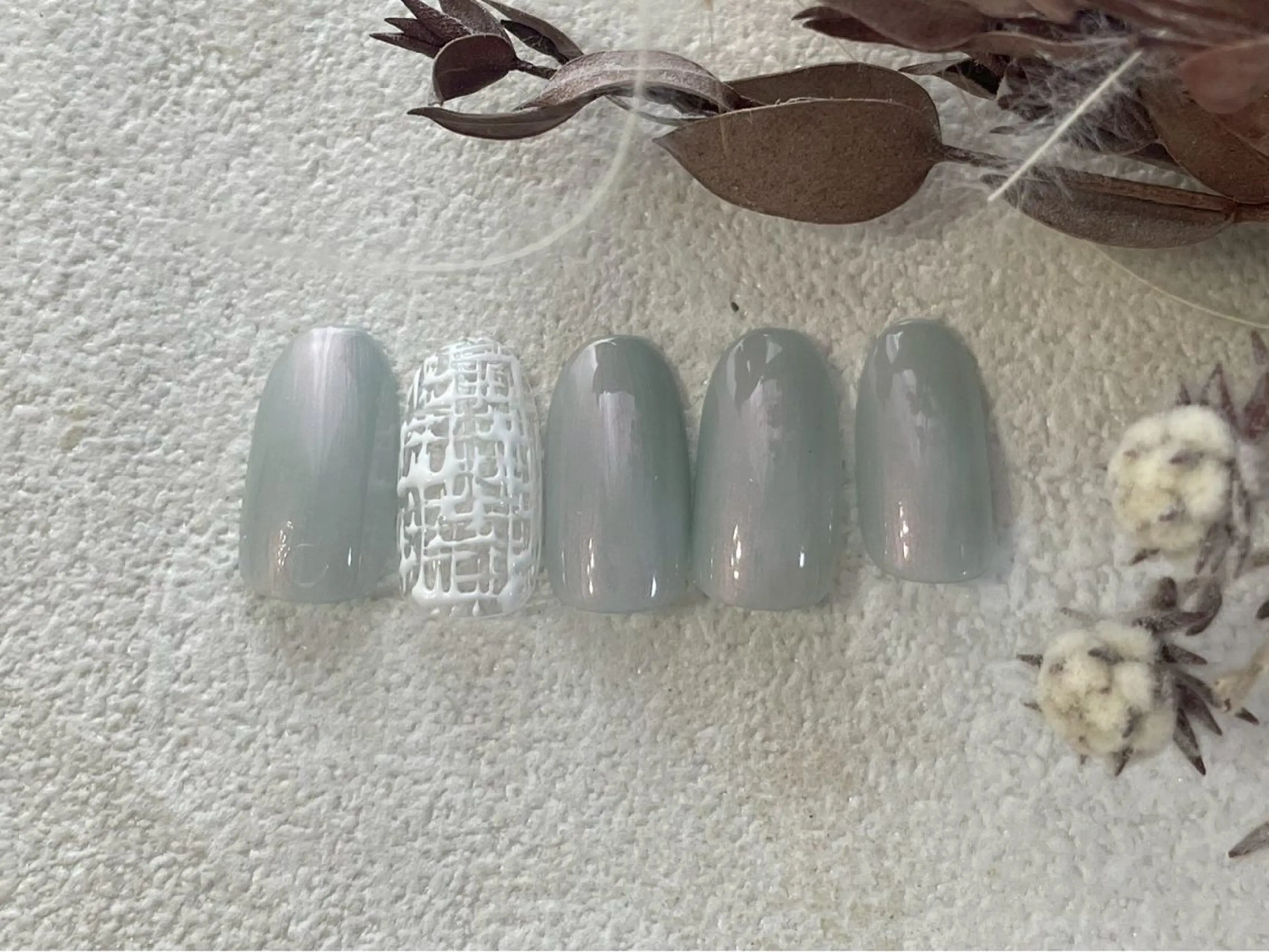 ネイル オーロラネイル 桜ネイル フラワーネイル フットネイル フレンチネイル ハンドネイル kiki nail たまプラーザのネイルデザイン