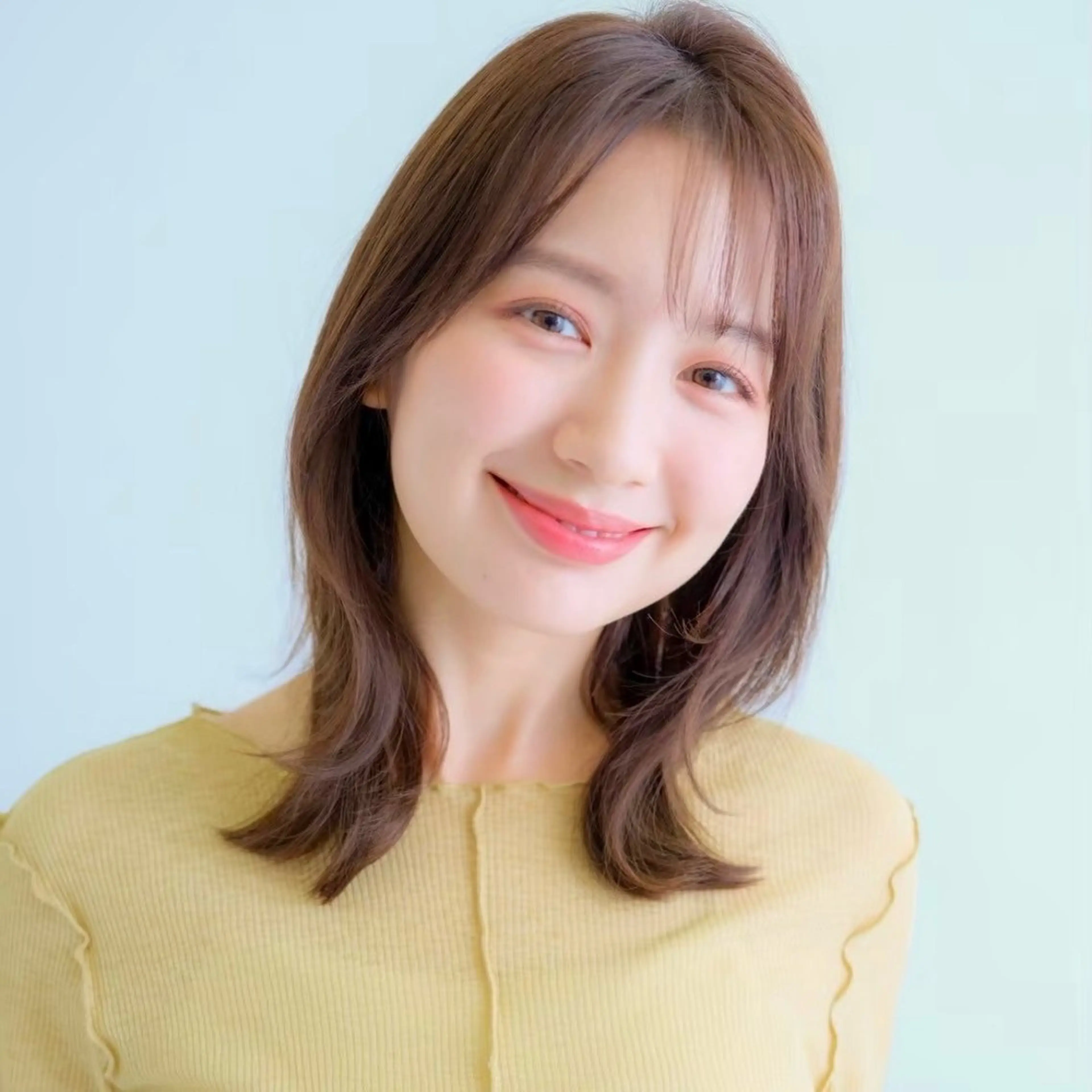 ミディアム カラー ヘアアレンジ ねいろ /カラーモデル募集中のヘアスタイル