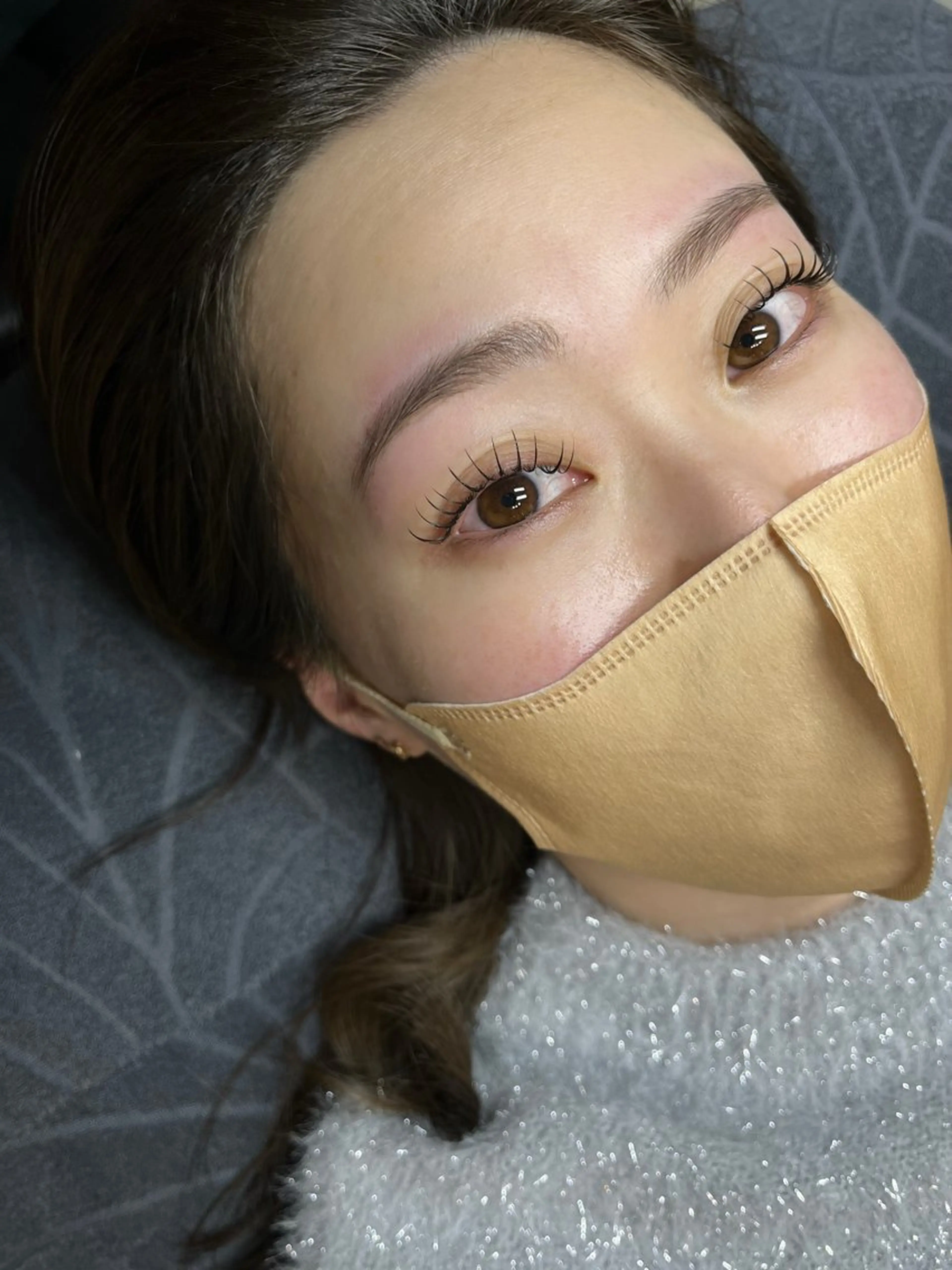 エクパーマ（エクステ＋パーマ）120本の写真