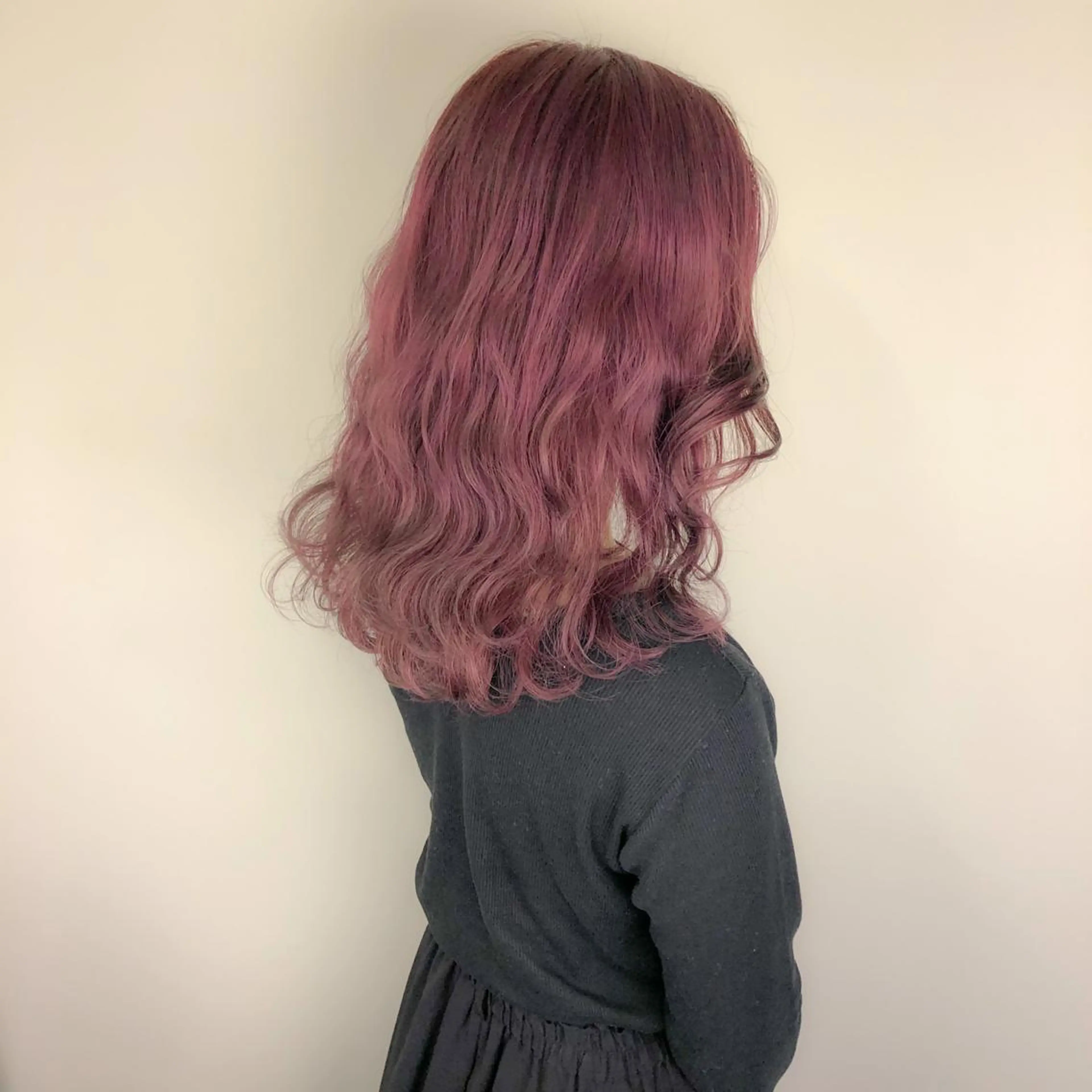 セミロング カラー 💗💗韓国レイヤー yu-ki💗💗のヘアスタイル